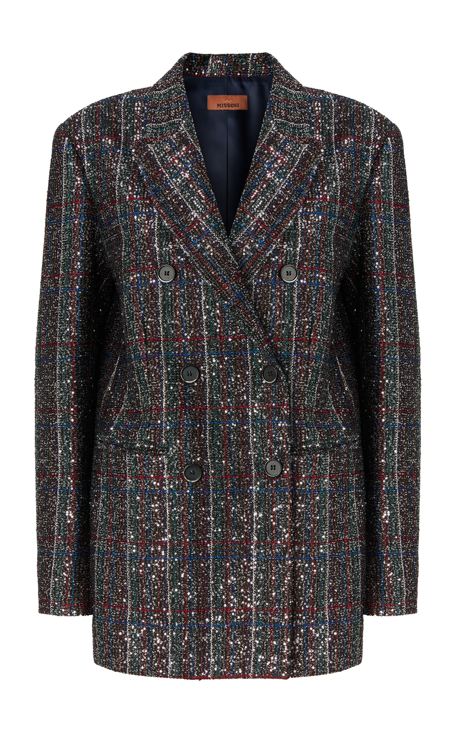Missoni Sequined Check Blazer