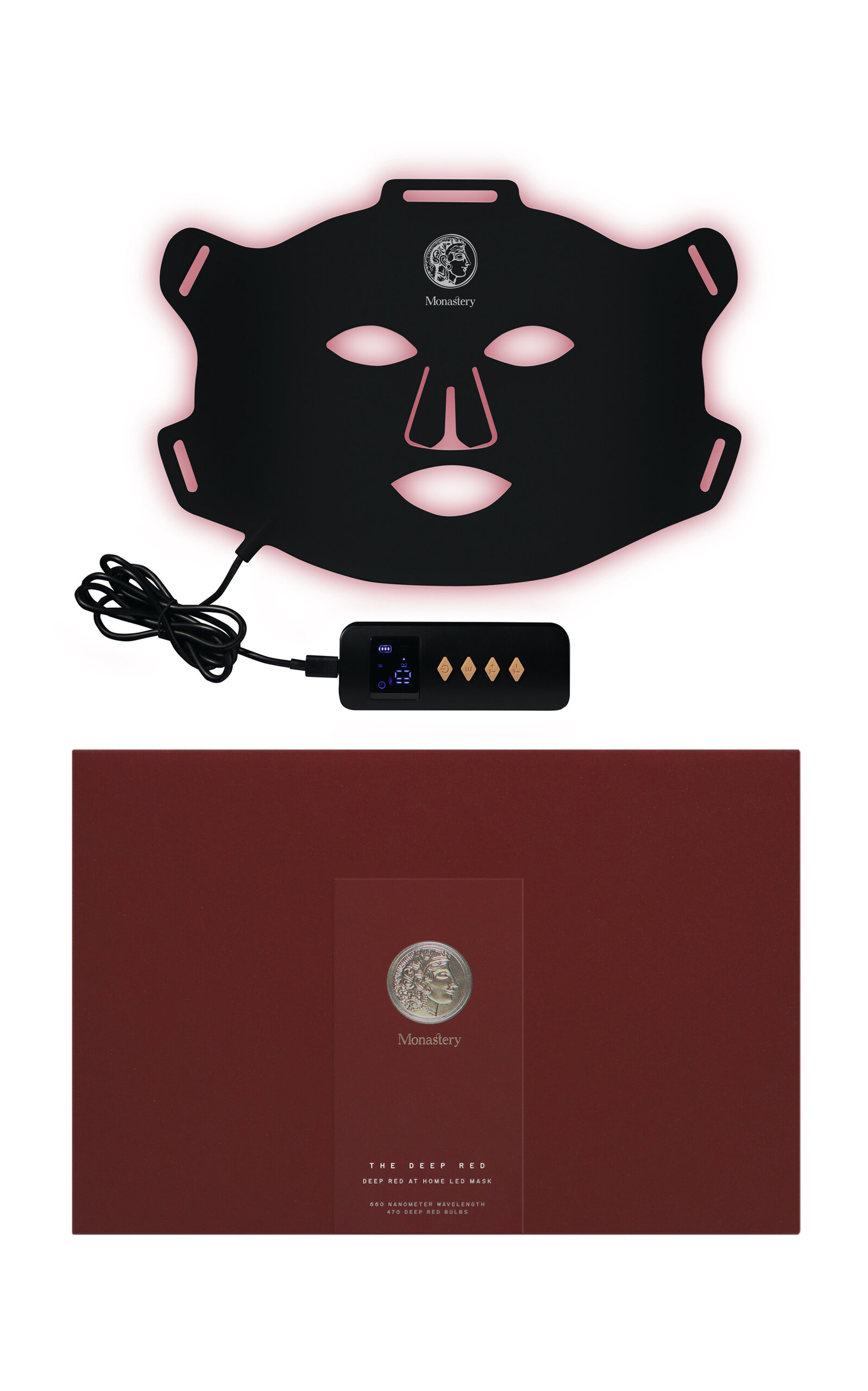 Monastery The Deep Red LED Mask