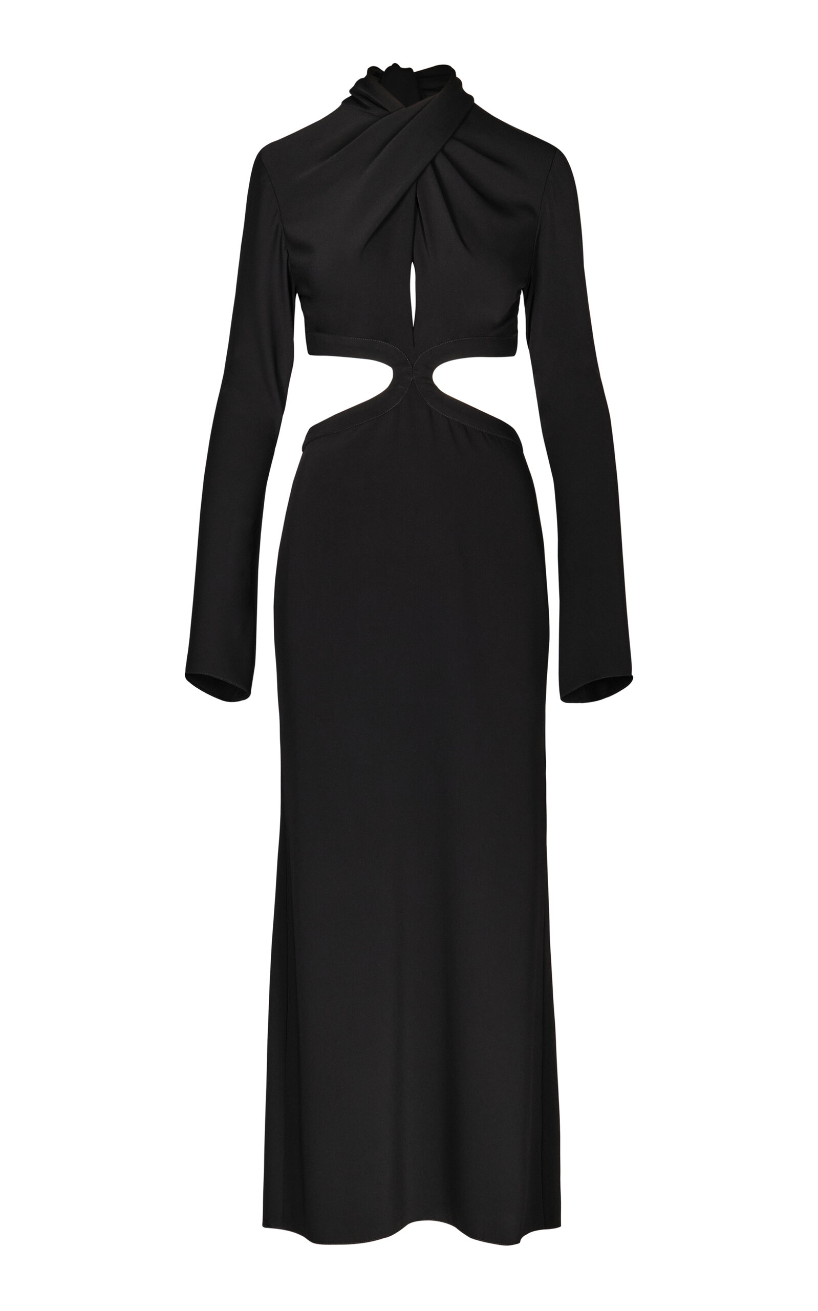 Johanna Ortiz Freedom Cutout Maxi Dress - Black