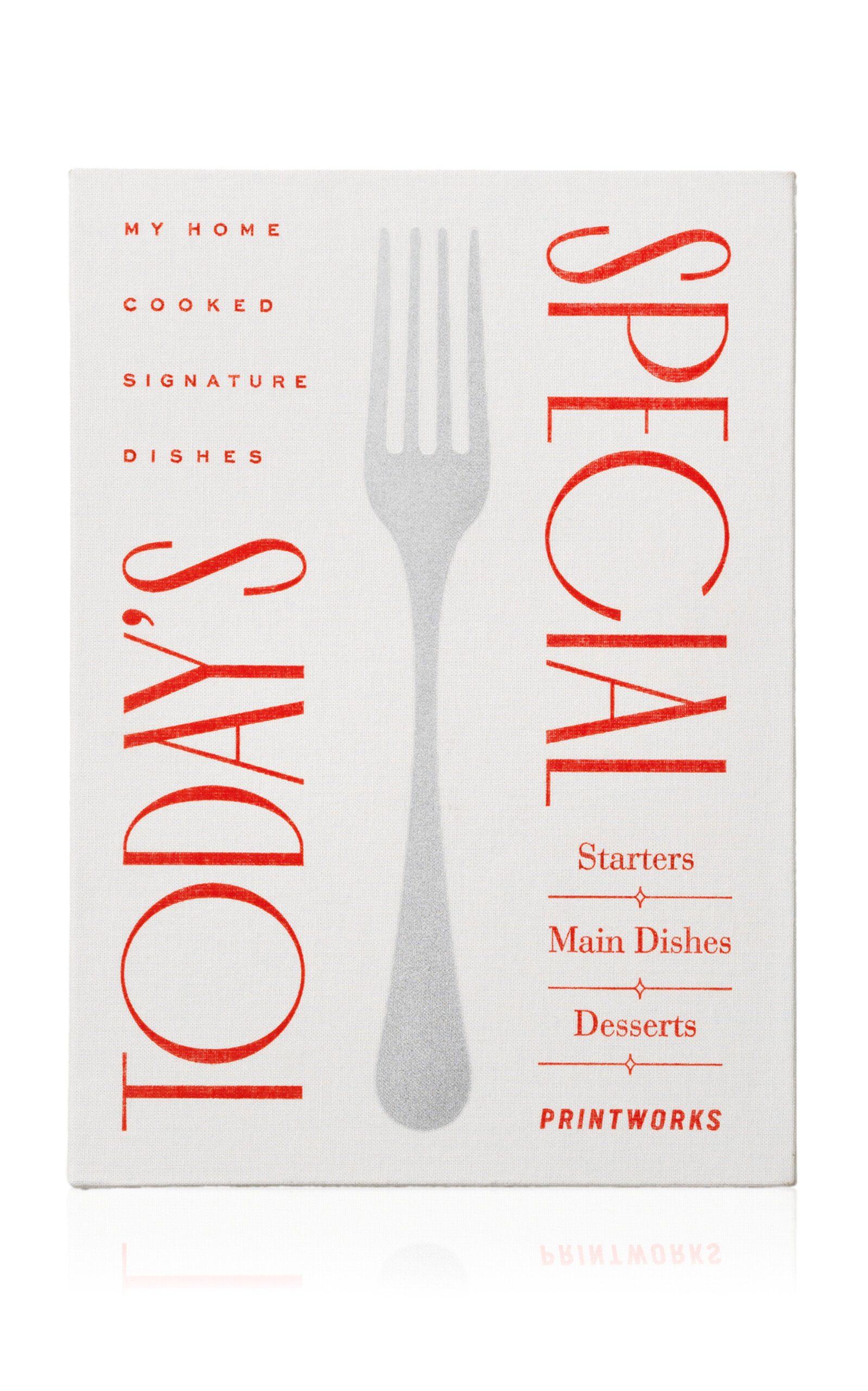 Printworks Today's Special Recipe Book - Red - Women's Clothing