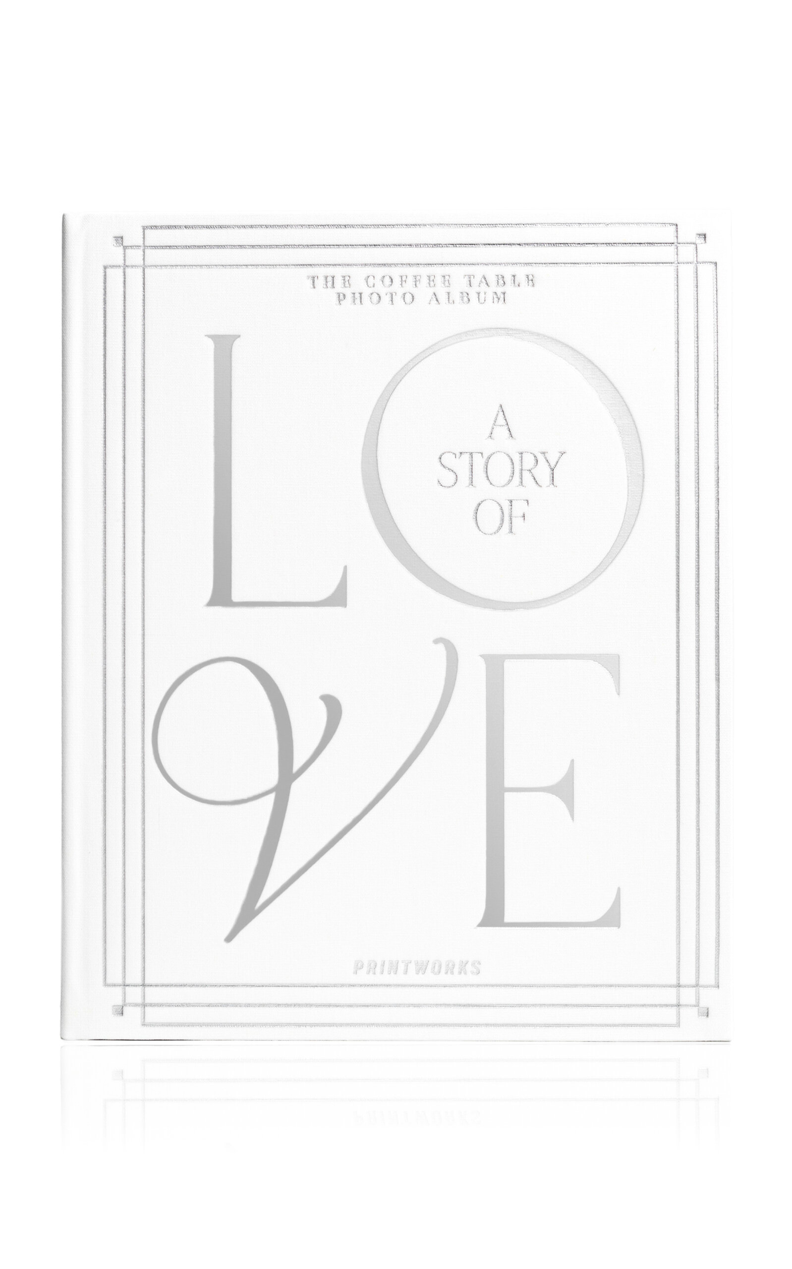 Printworks A Story of Love Wedding Album - White