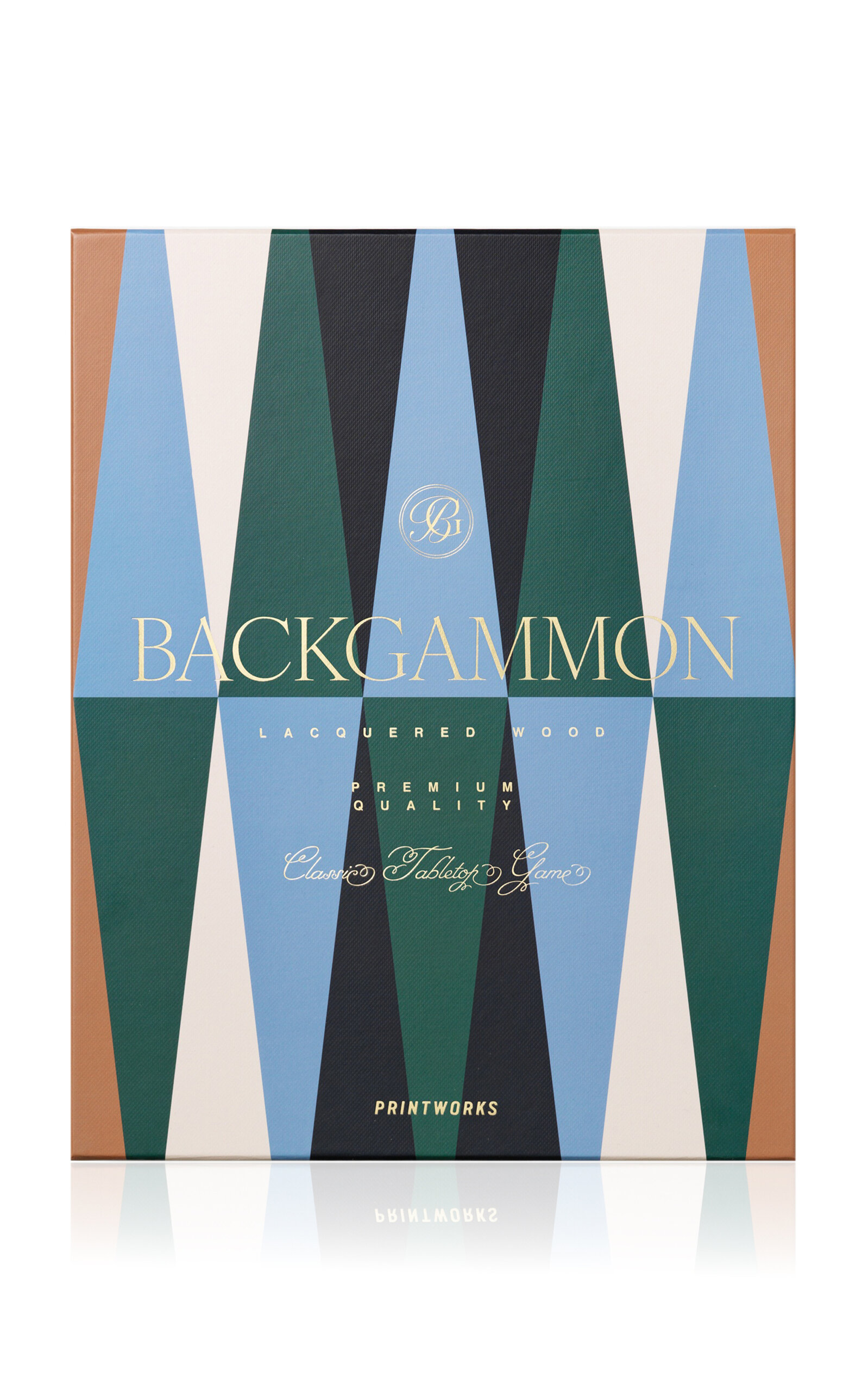 Printworks Lacquered Backgammon Game Set
