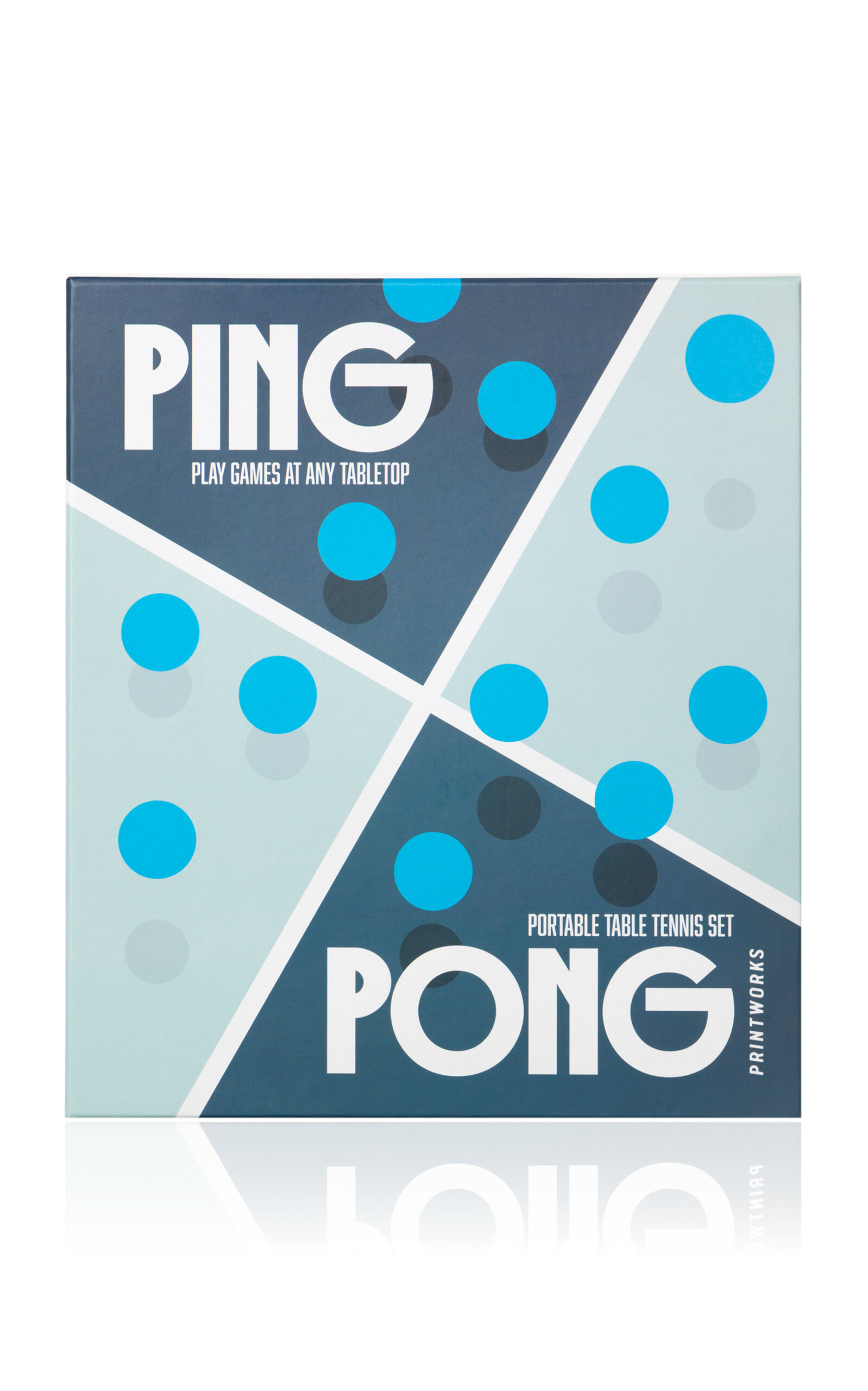 Printworks Portable Table Tennis Game Set - Blue