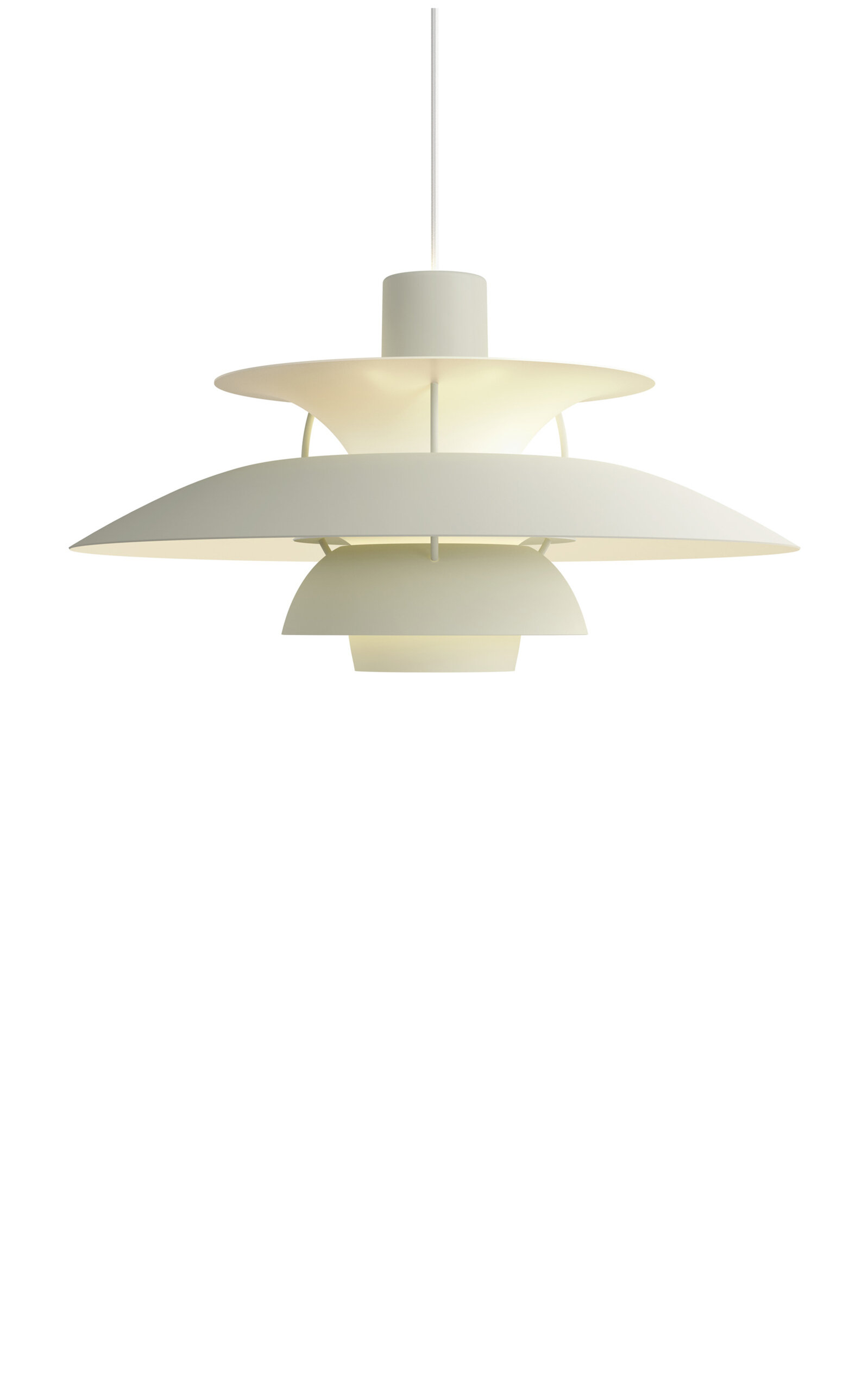 Louis Poulsen PH 5 Pendant Lamp - Burgundy