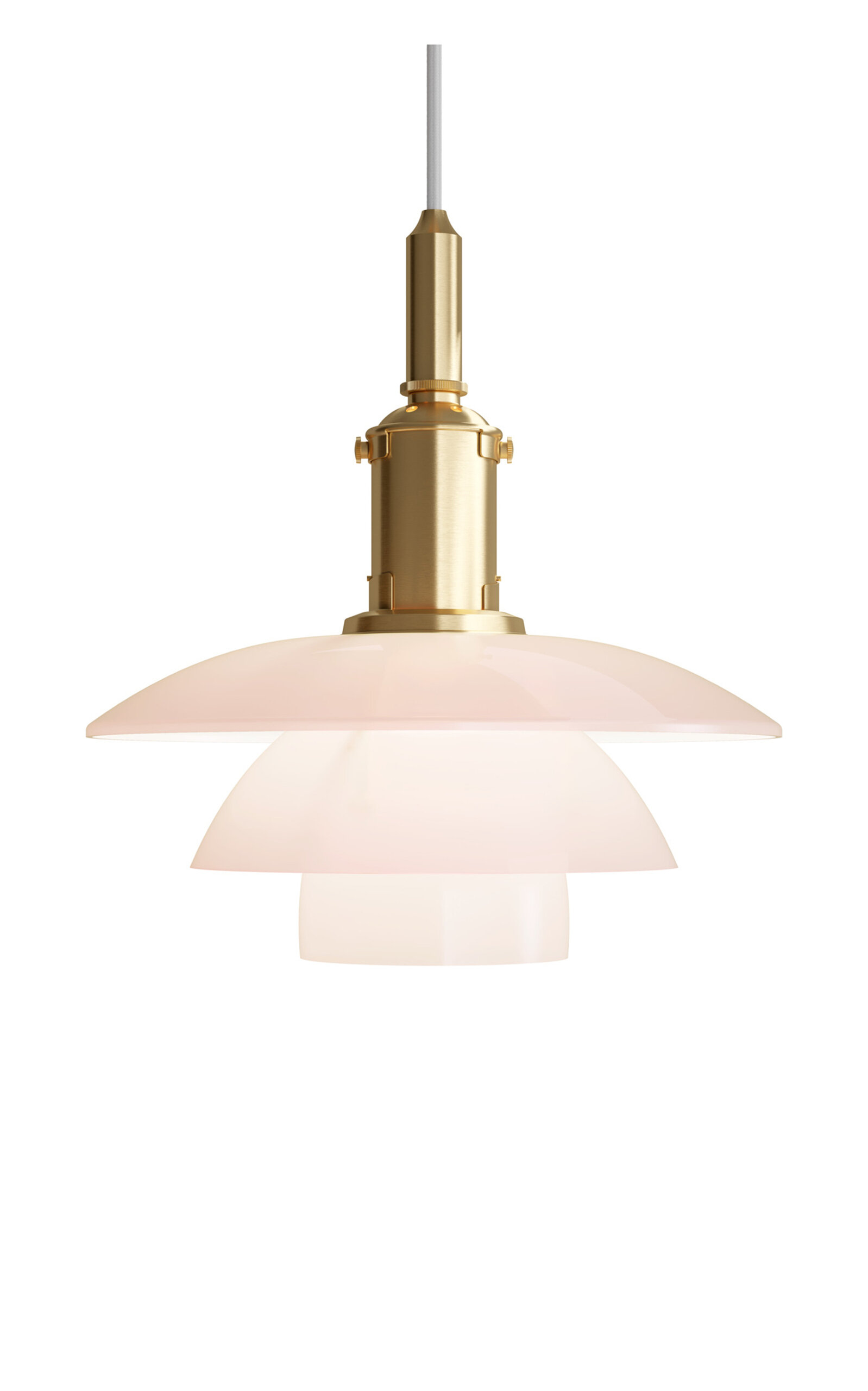 Louis Poulsen Ph 3/3 Pendant Lamp In Light Pink