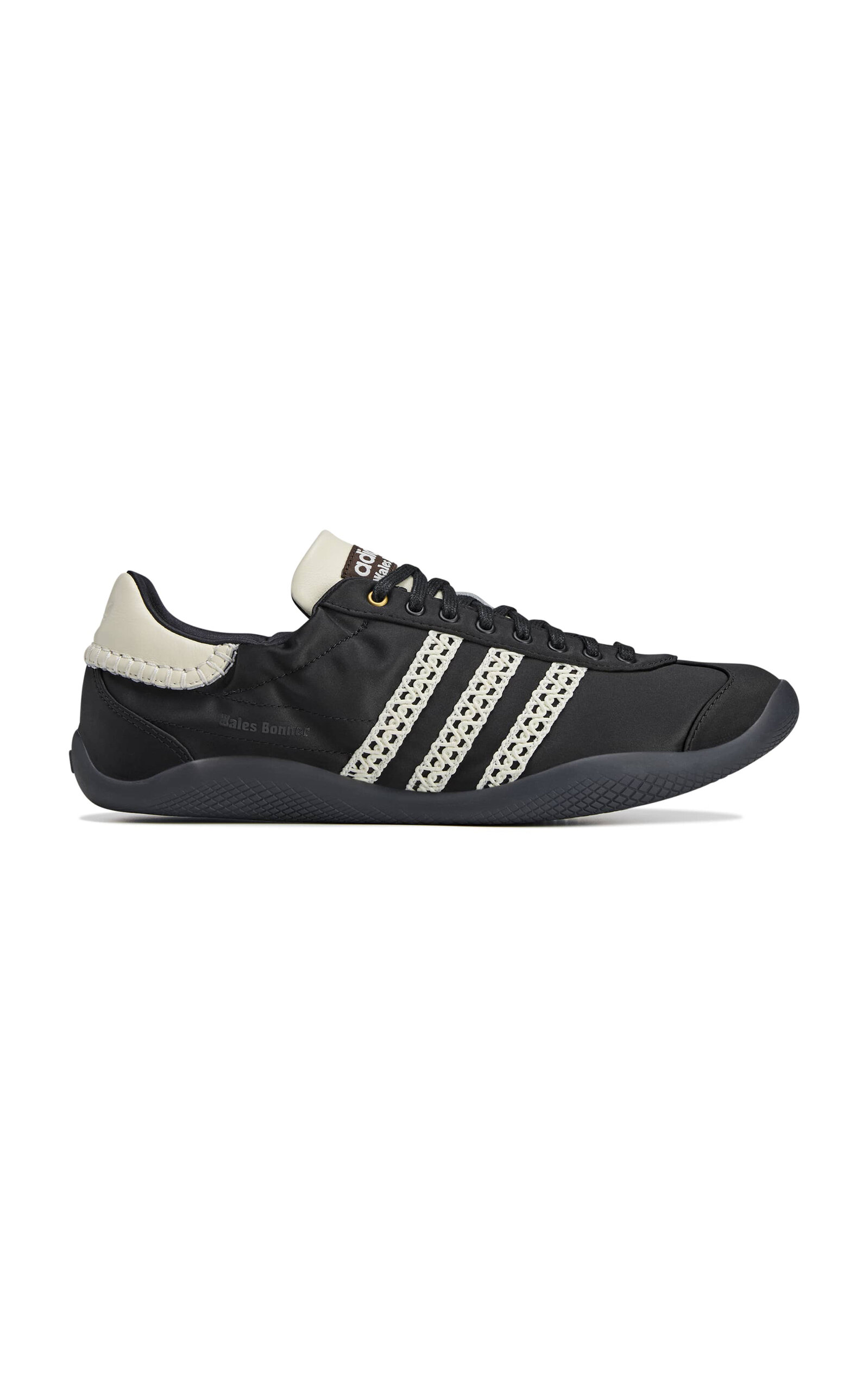 Adidas Originals X Wales Bonner Karintha Lo Satin Sneakers In Black