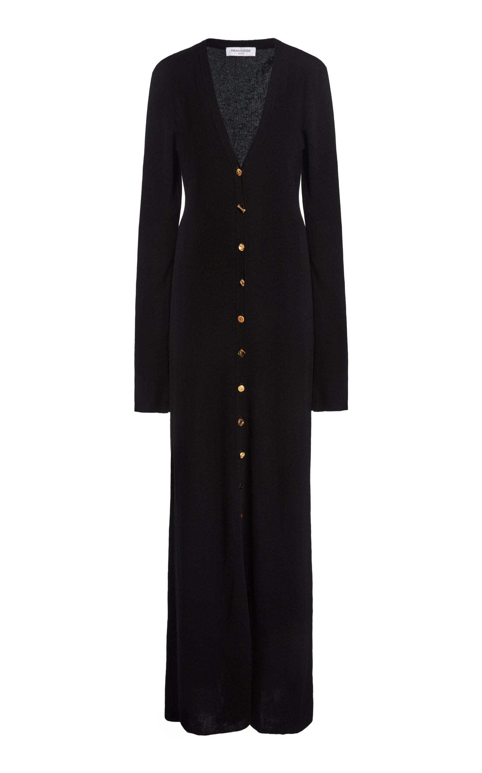 FRANÇOISE Cindy Couture Buttoned Maxi Dress
