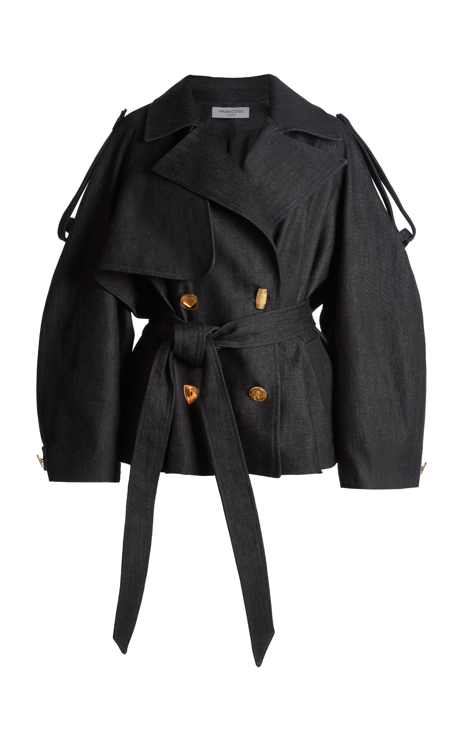 FRANÇOISE Gabi Cotton-Denim Jacket - Dark Wash