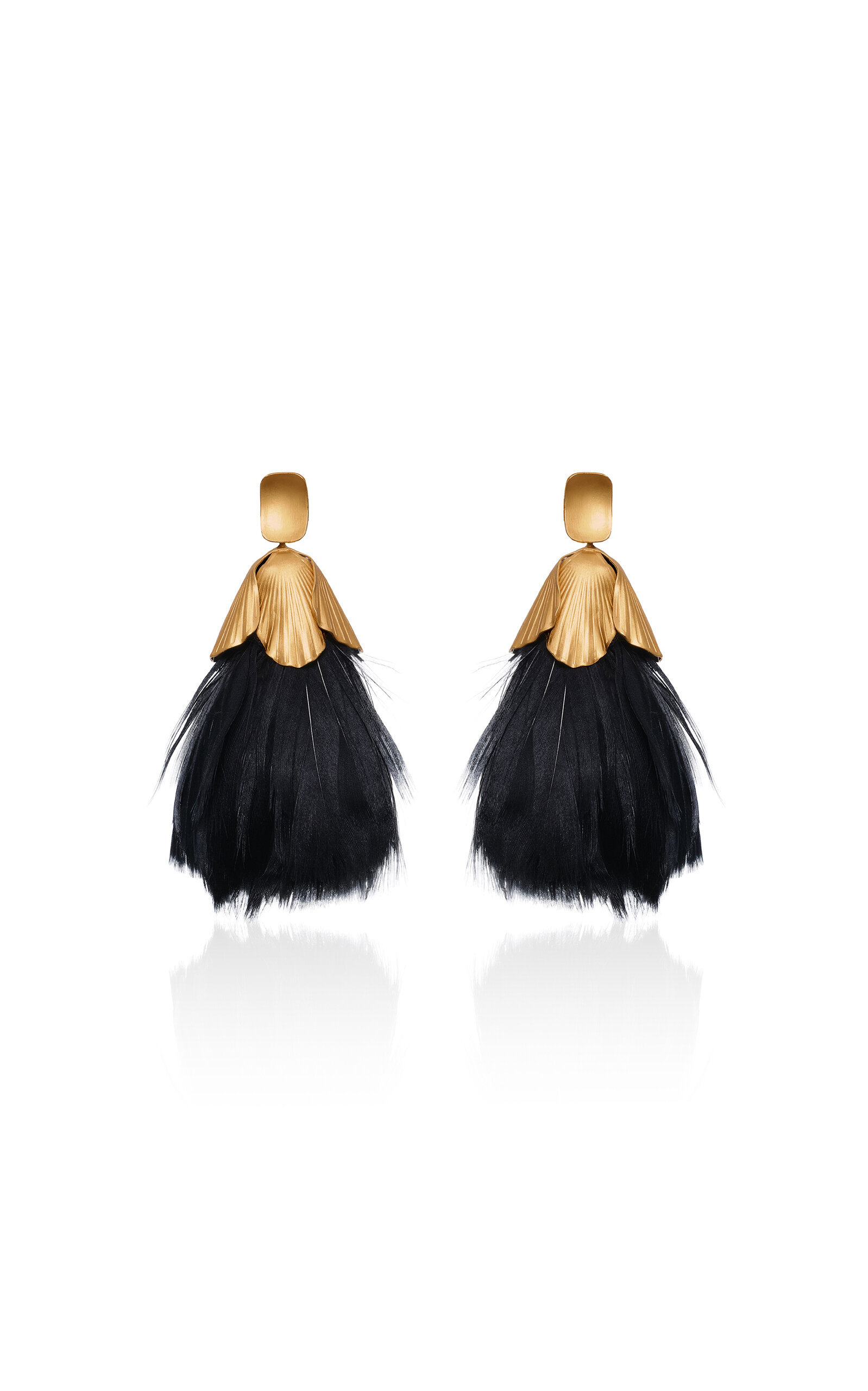 Divine Fortune Feather Earrings