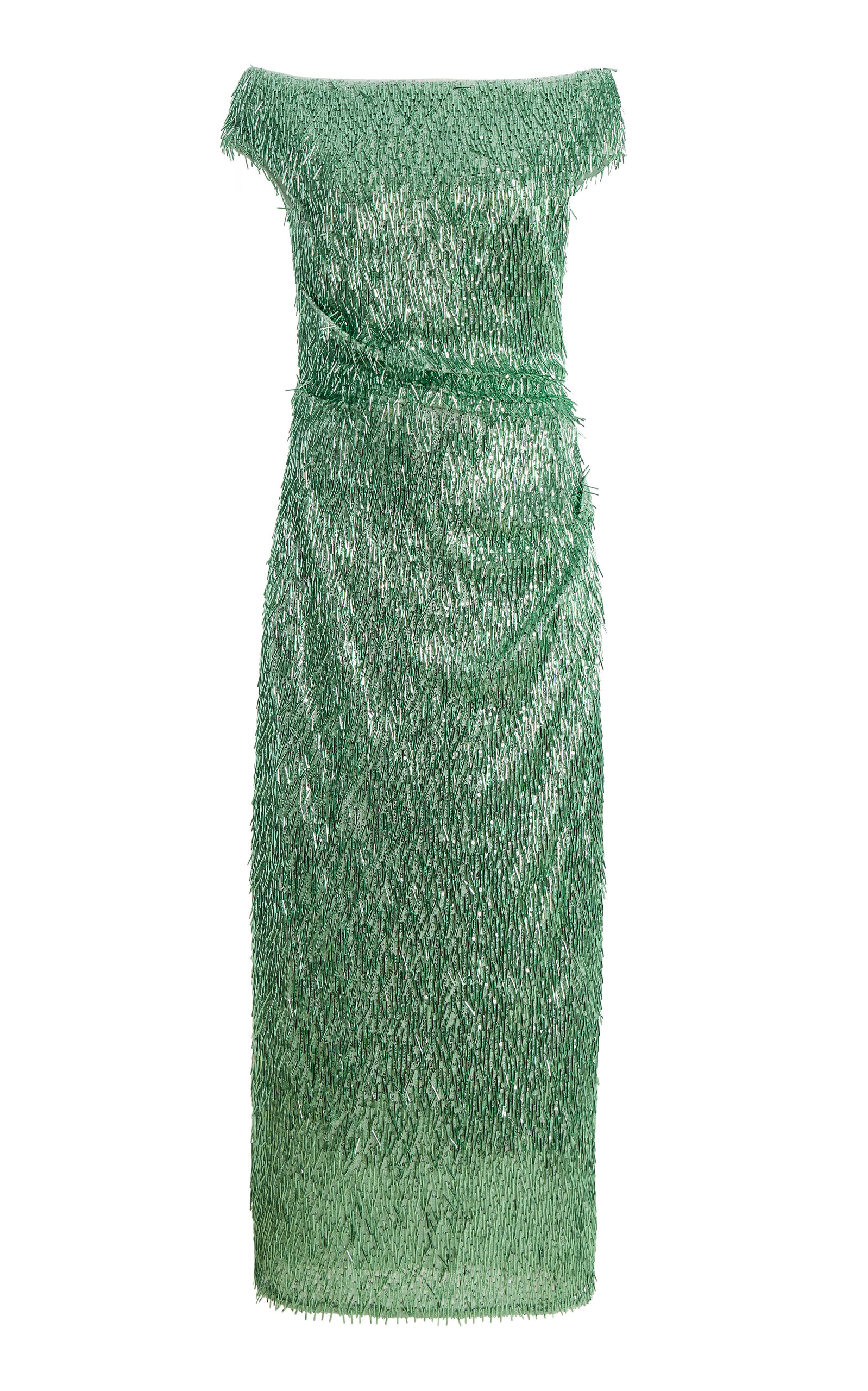 Erdem Sequin-embroidered Midi Dress
