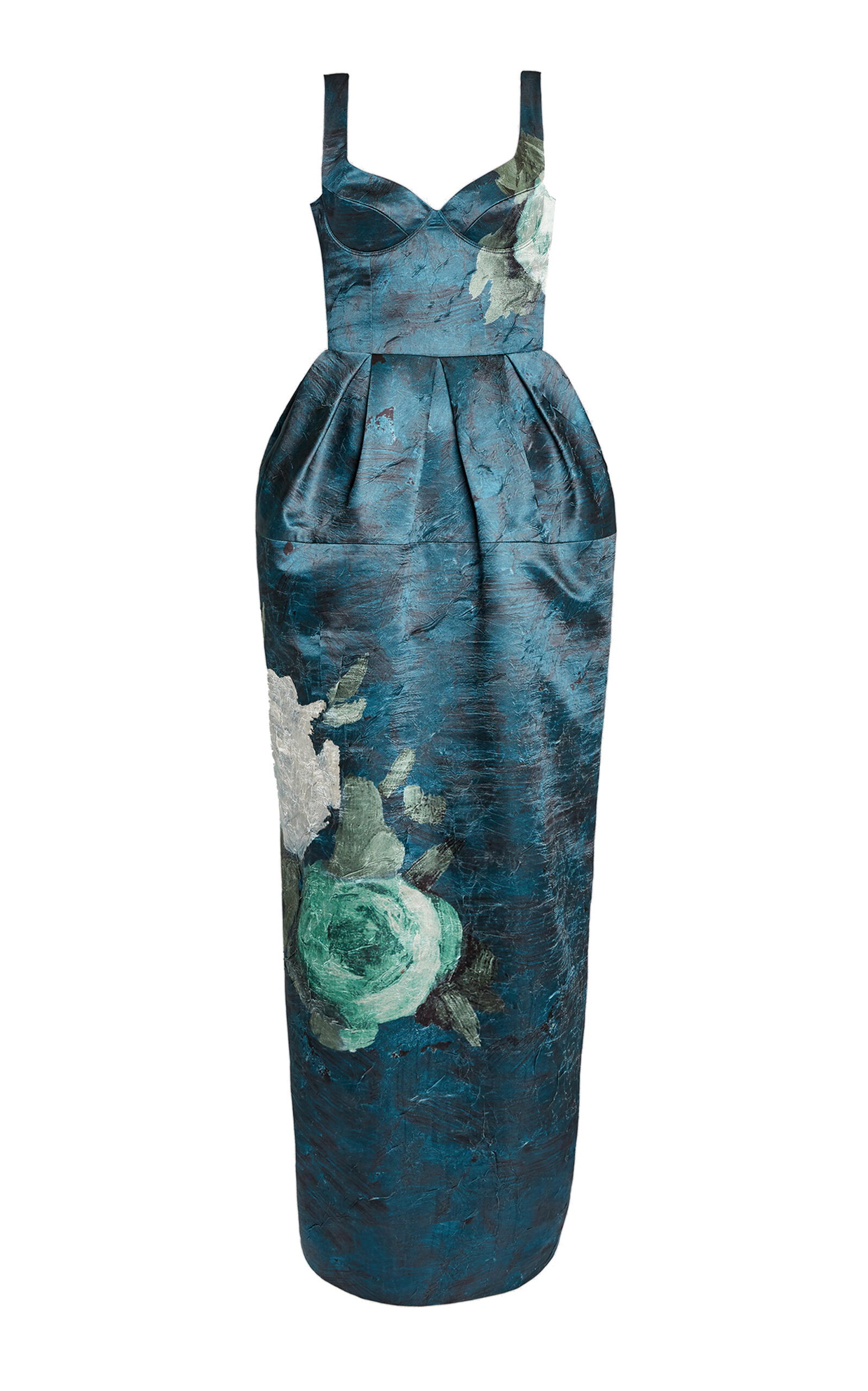 Erdem Floral-Print Satin Gown - Women's Clothing