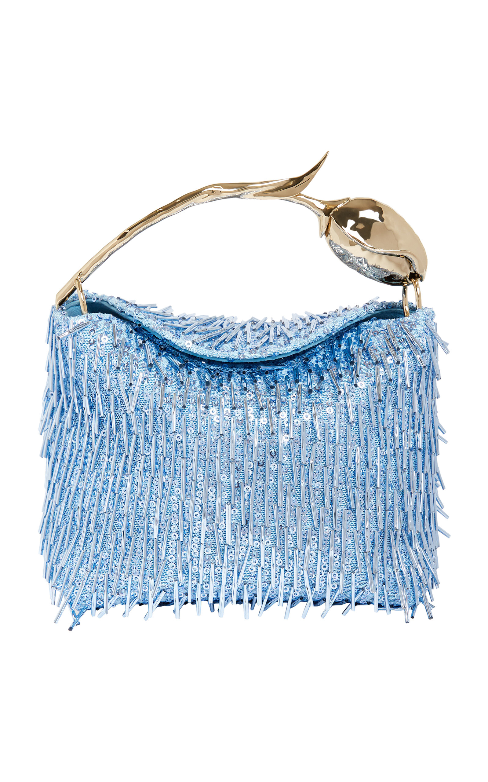 Erdem Beaded Fringe Mini Bloom Bag