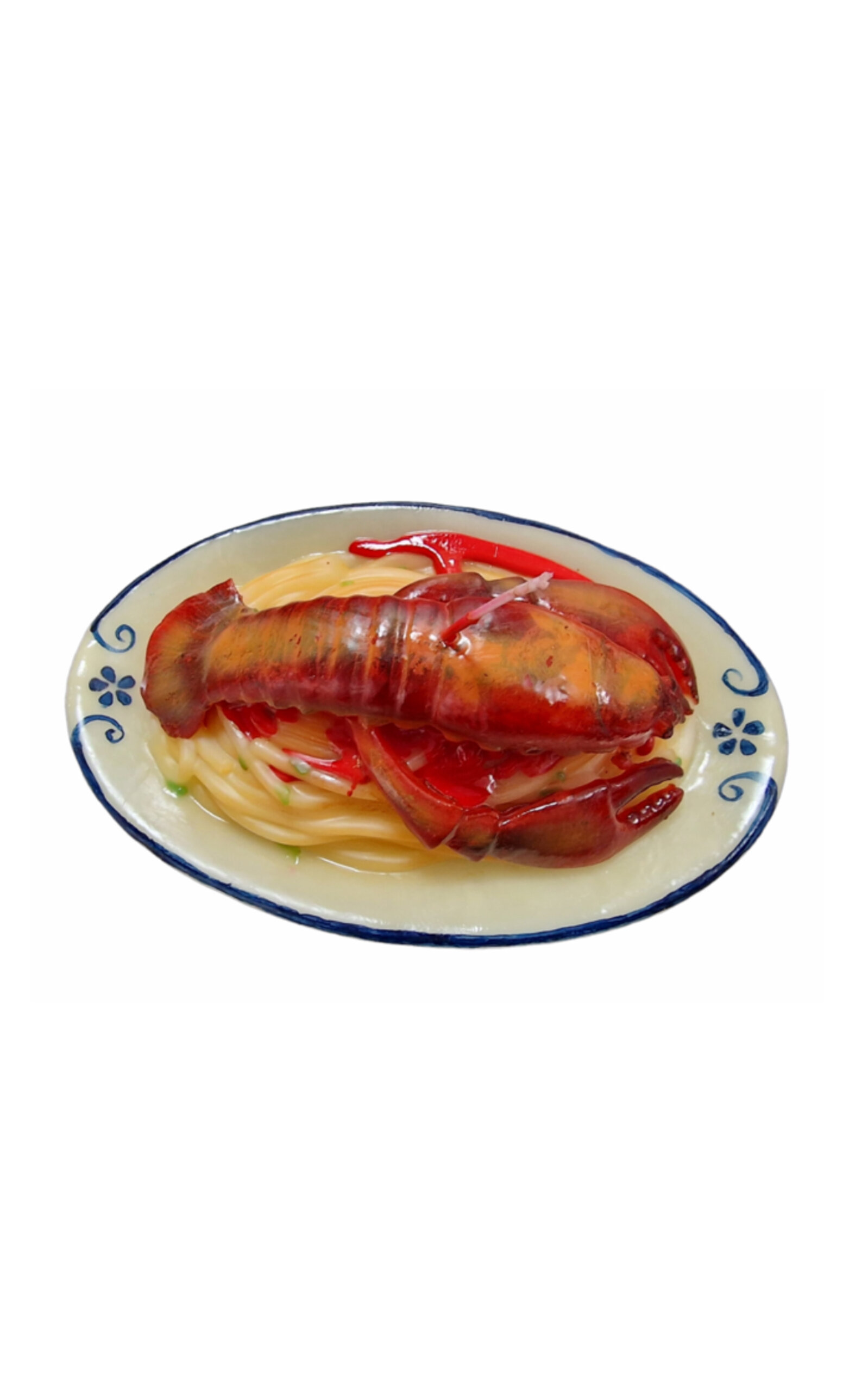 Moda Domus Riviera Spaghetti Lobster Candle - Multi