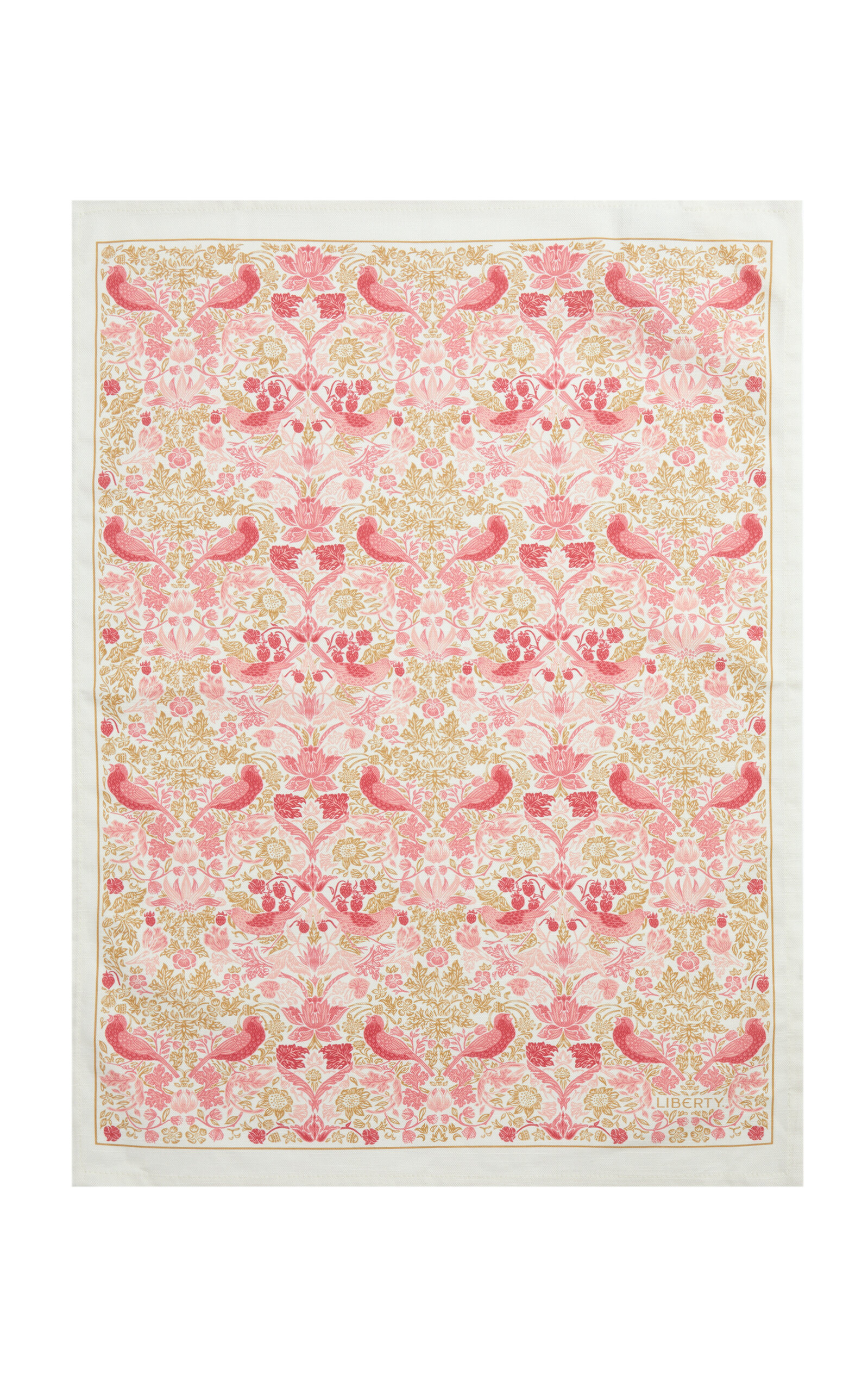 Liberty London Strawberry Meadow Cotton Tea Towel - Multi