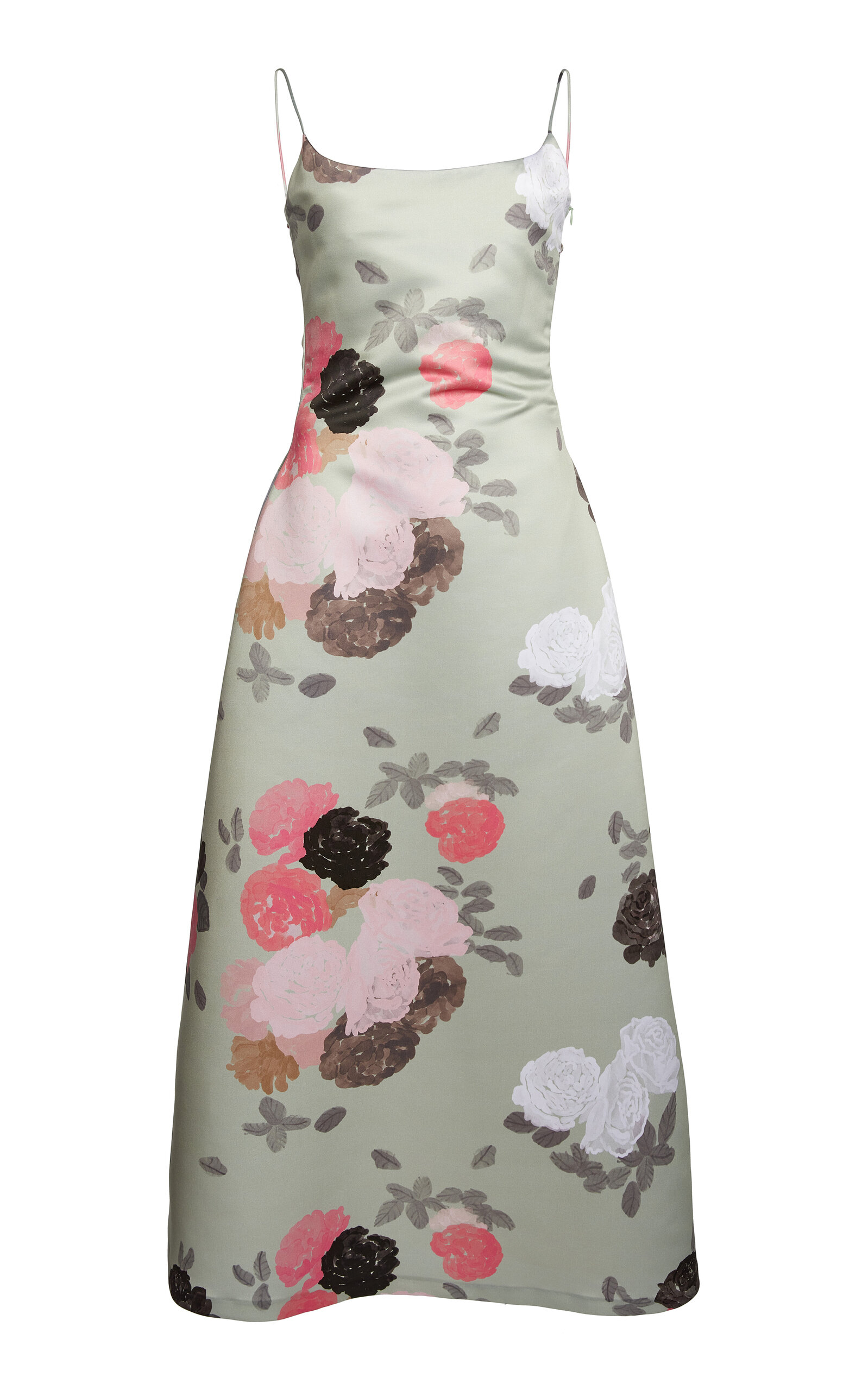 Bernadette Nicole Printed Satin Maxi Dress