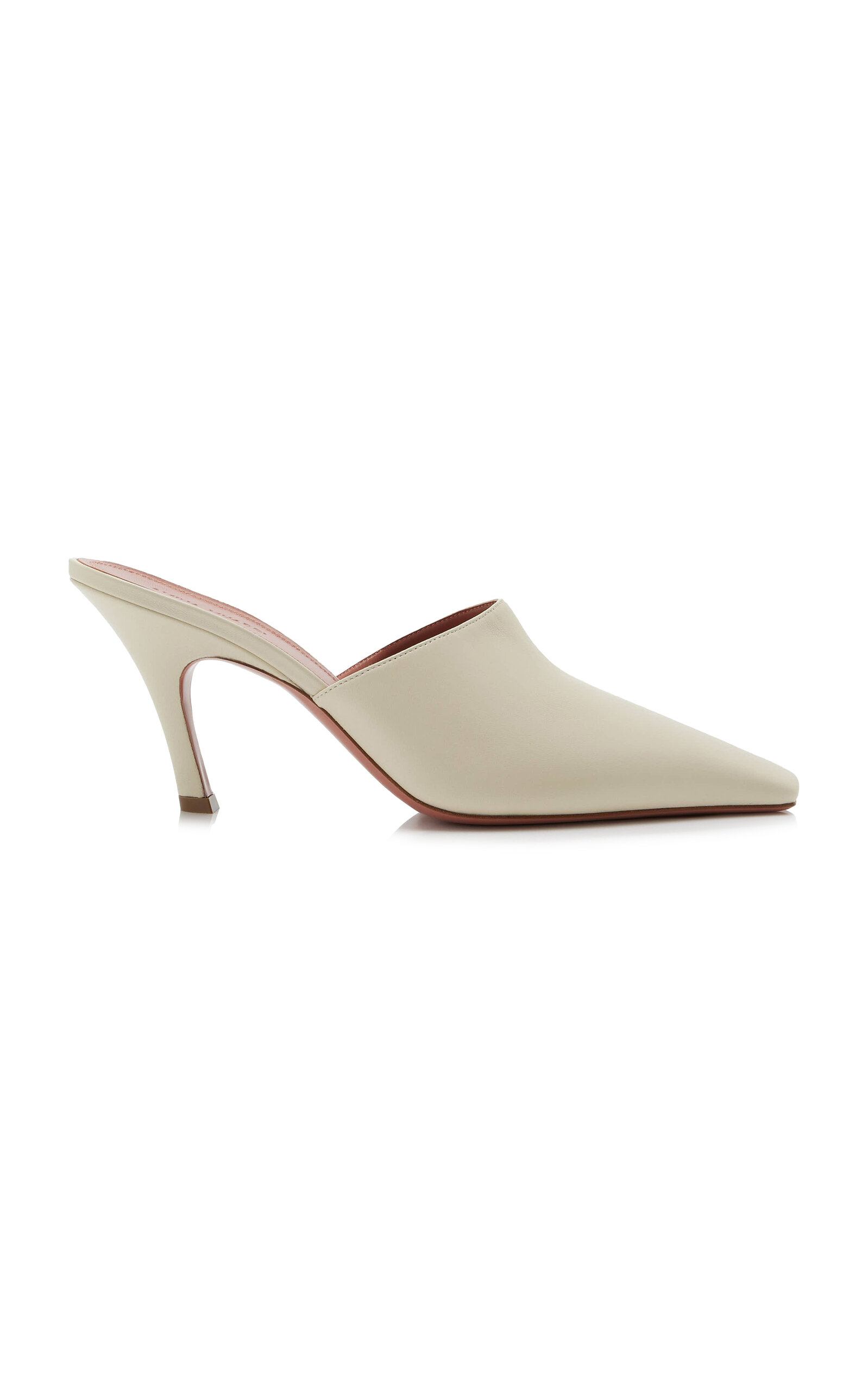 Amina Muaddi Jamie Leather Mules - Moda Operandi