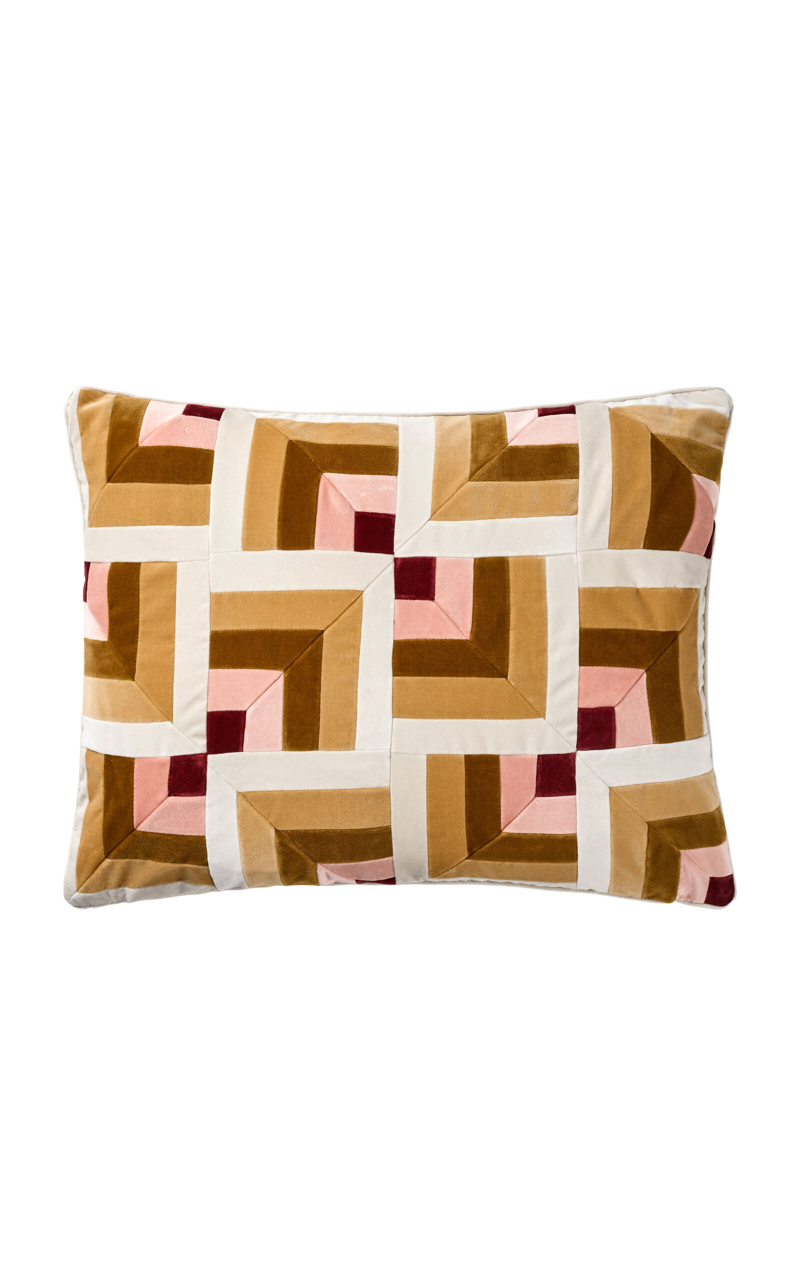 Christina Lundsteen Eden Cotton Velvet Cushion - Multi