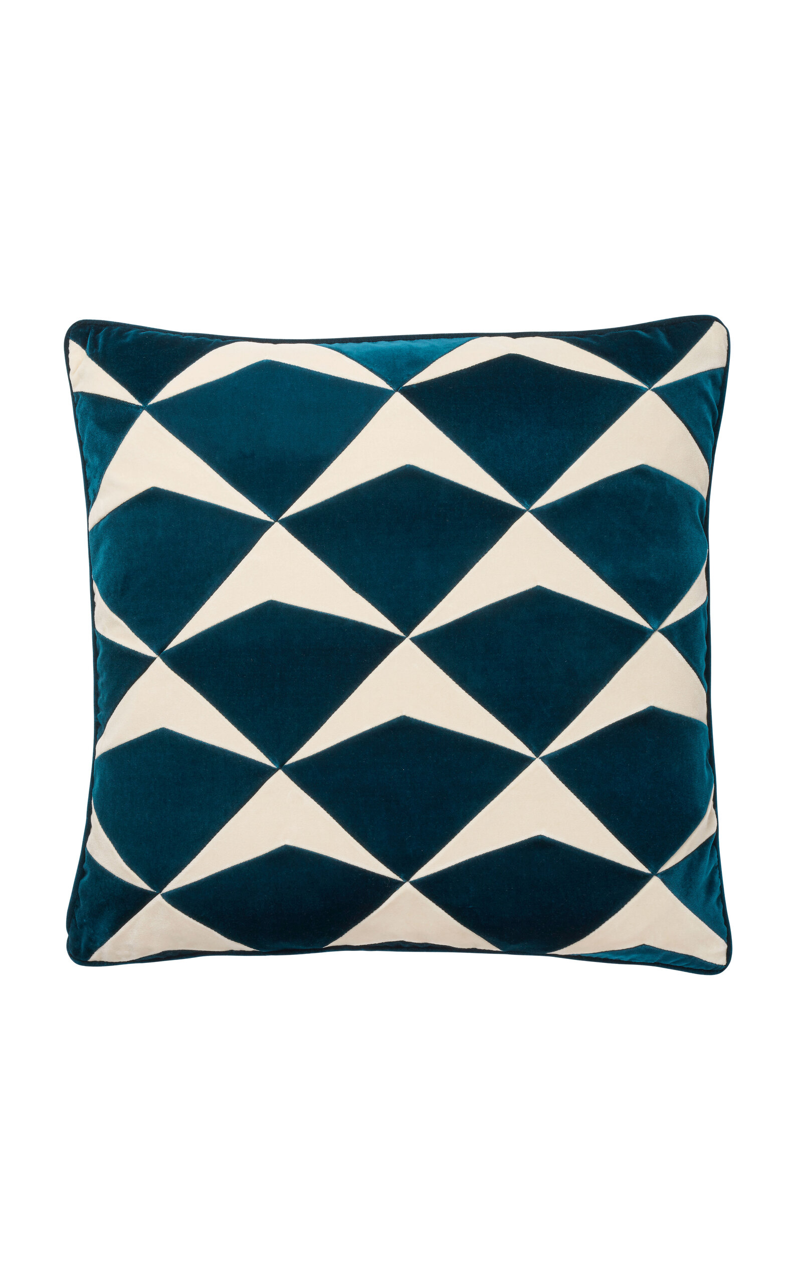 Christina Lundsteen Selma Cotton Velvet Cushion In Multi