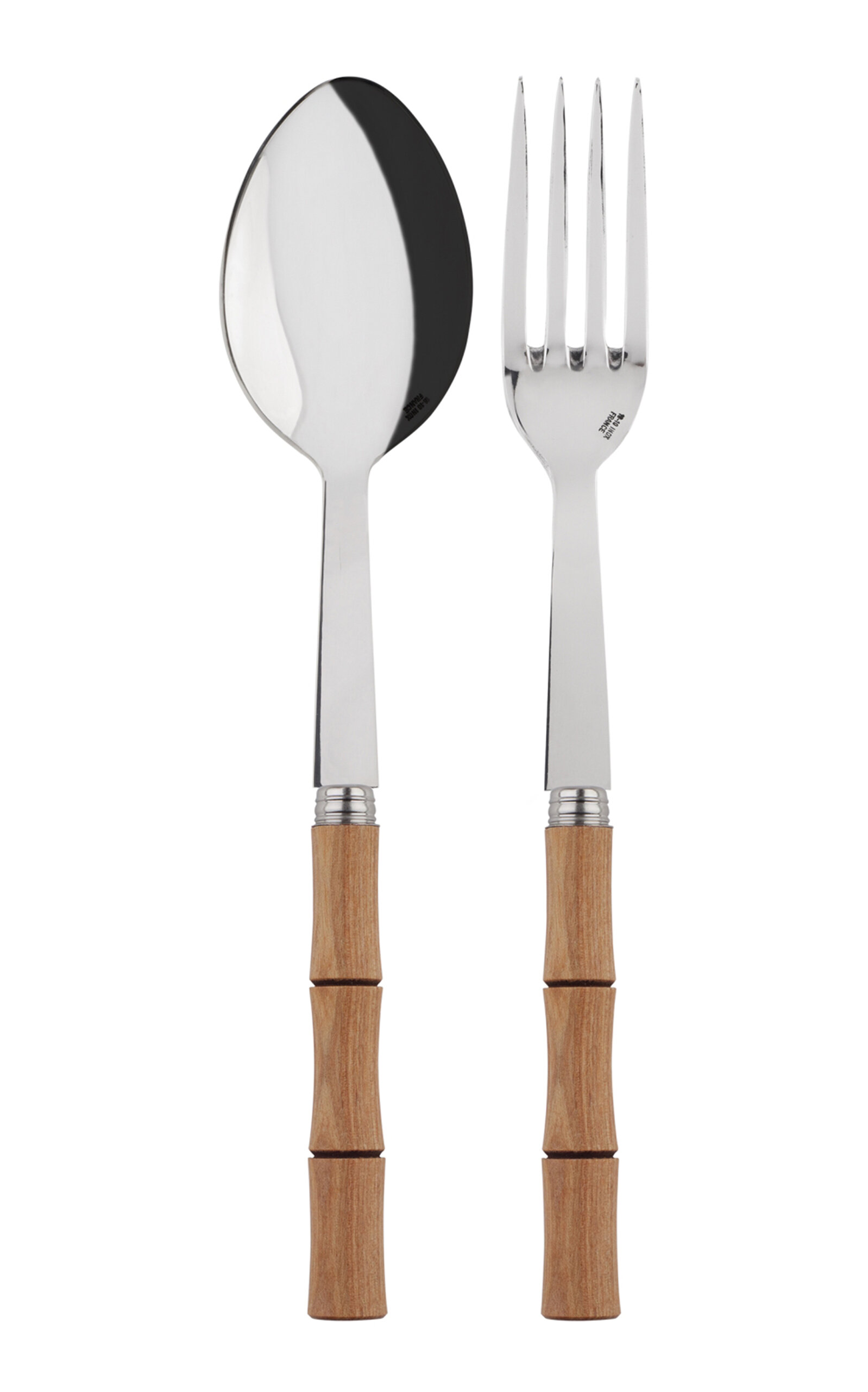 Sabre Bamboo Serving Set In Brown