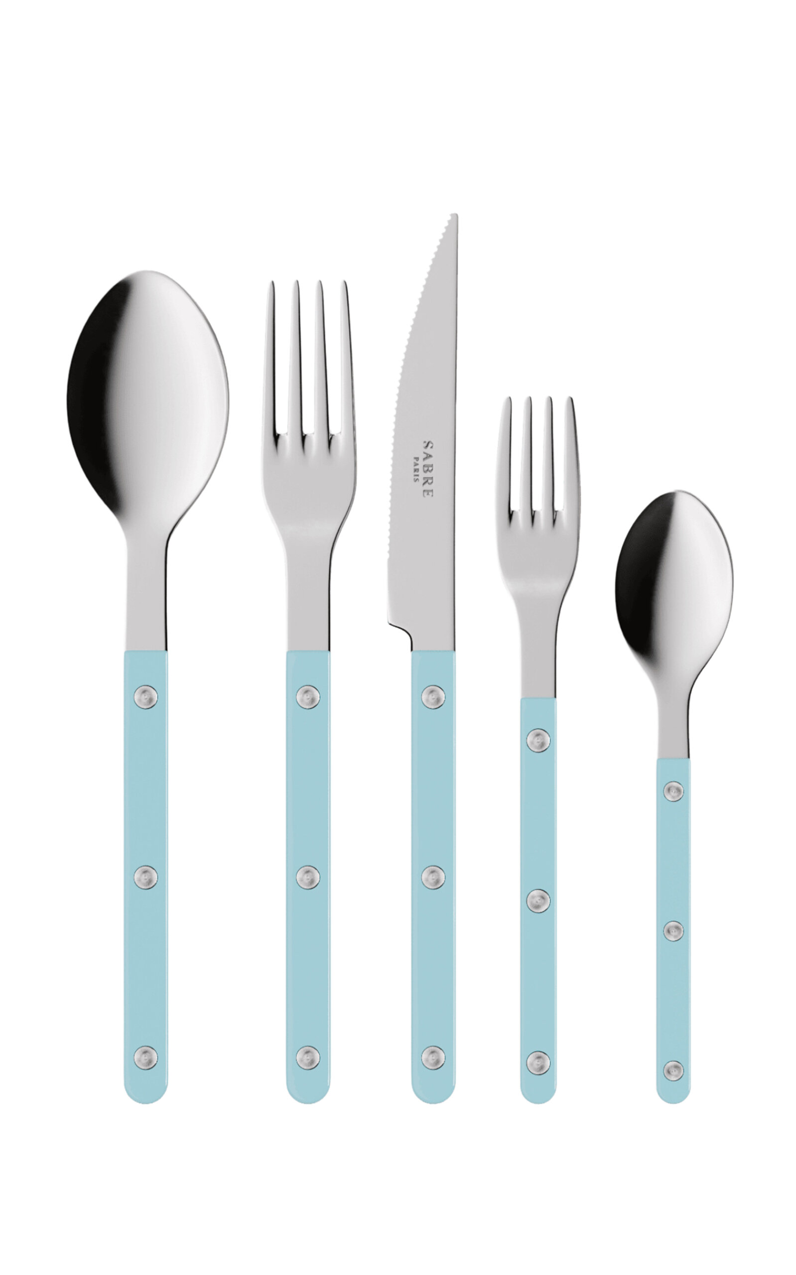 Sabre Bistrot Solid Five-piece Silverware Set In Multi