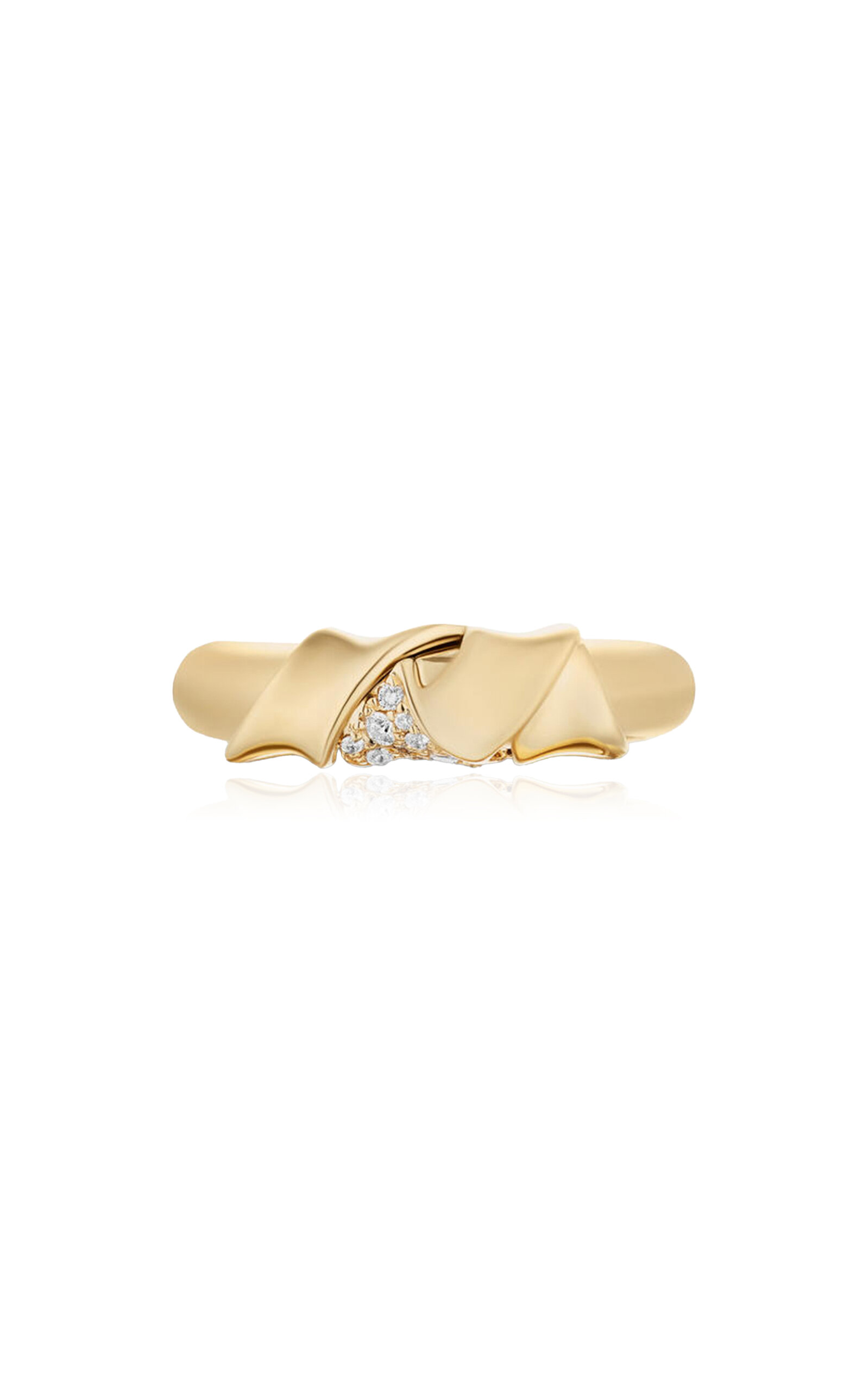 Mason And Books 14k Yellow Gold Diamond Wrap Ring In Gold