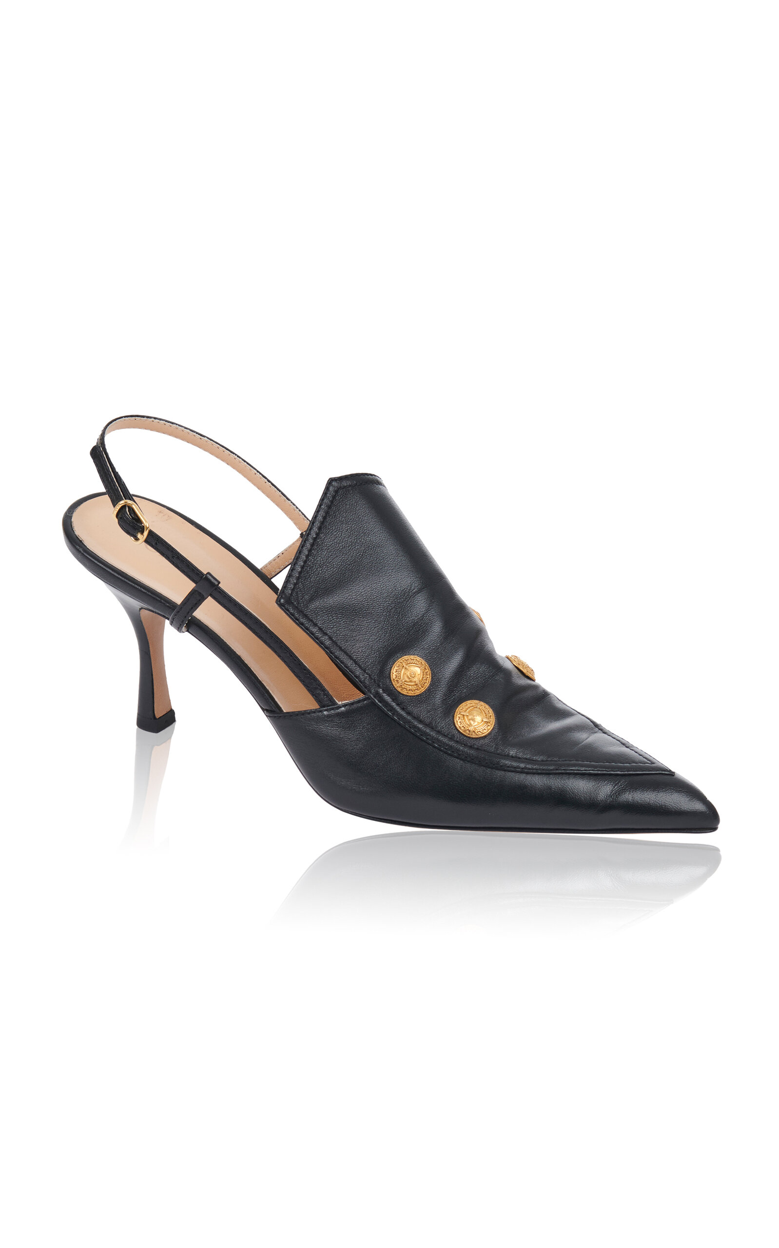 Chloé Agnes Leather Pumps - Women's Shoes