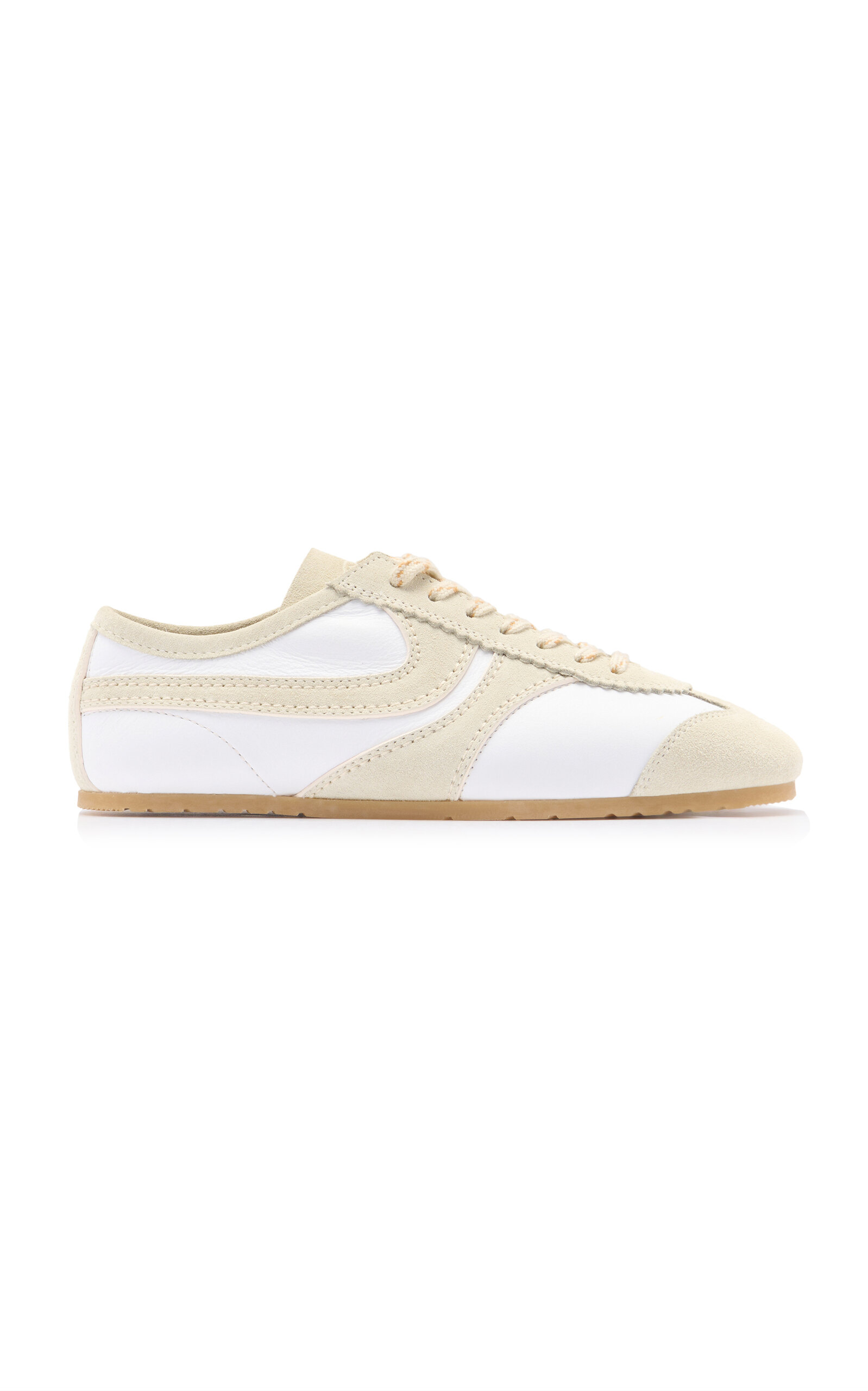 Dries Van Noten Leather Sneakers - Moda Operandi