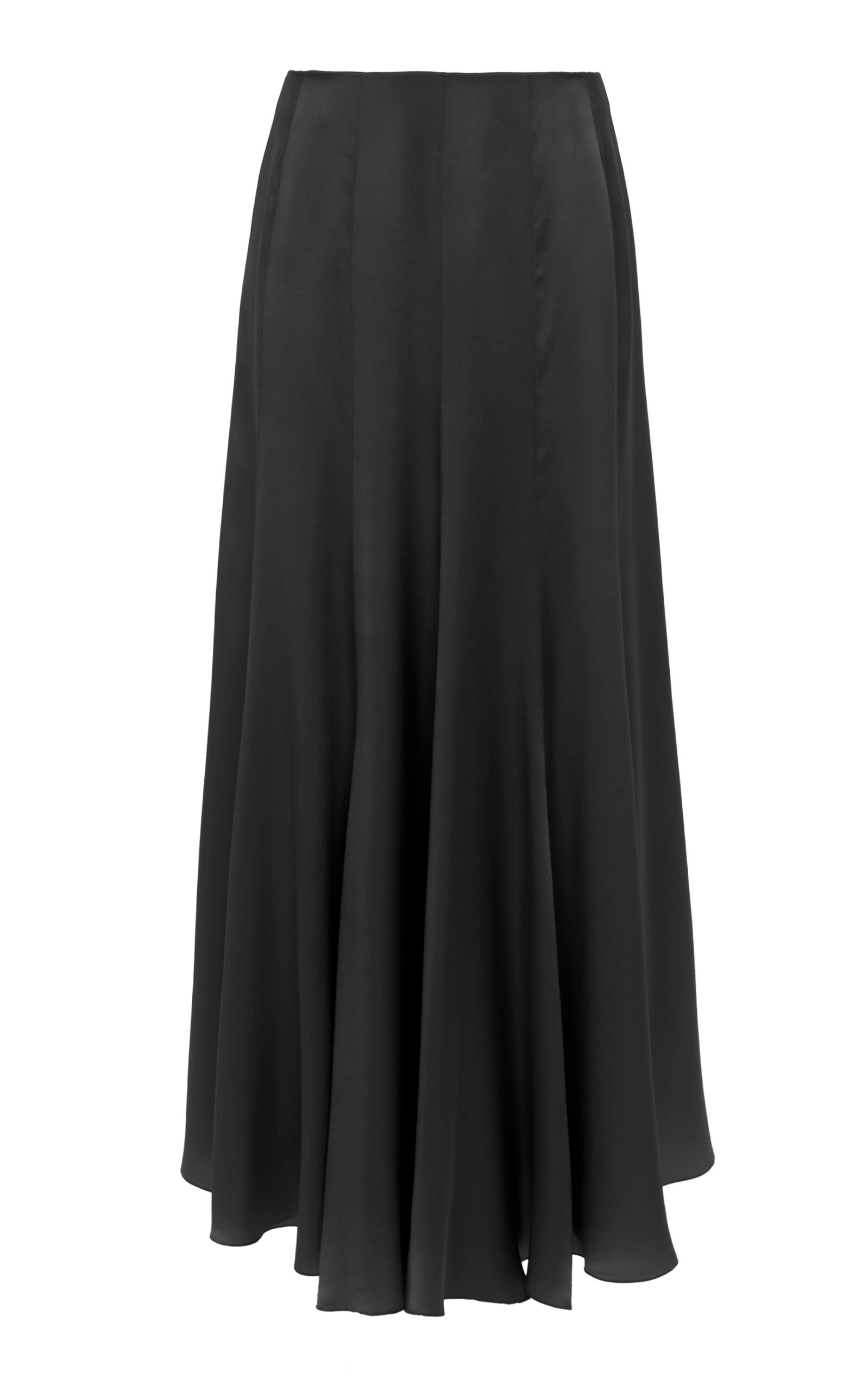 Chloé Washed Silk Satin Maxi Skirt