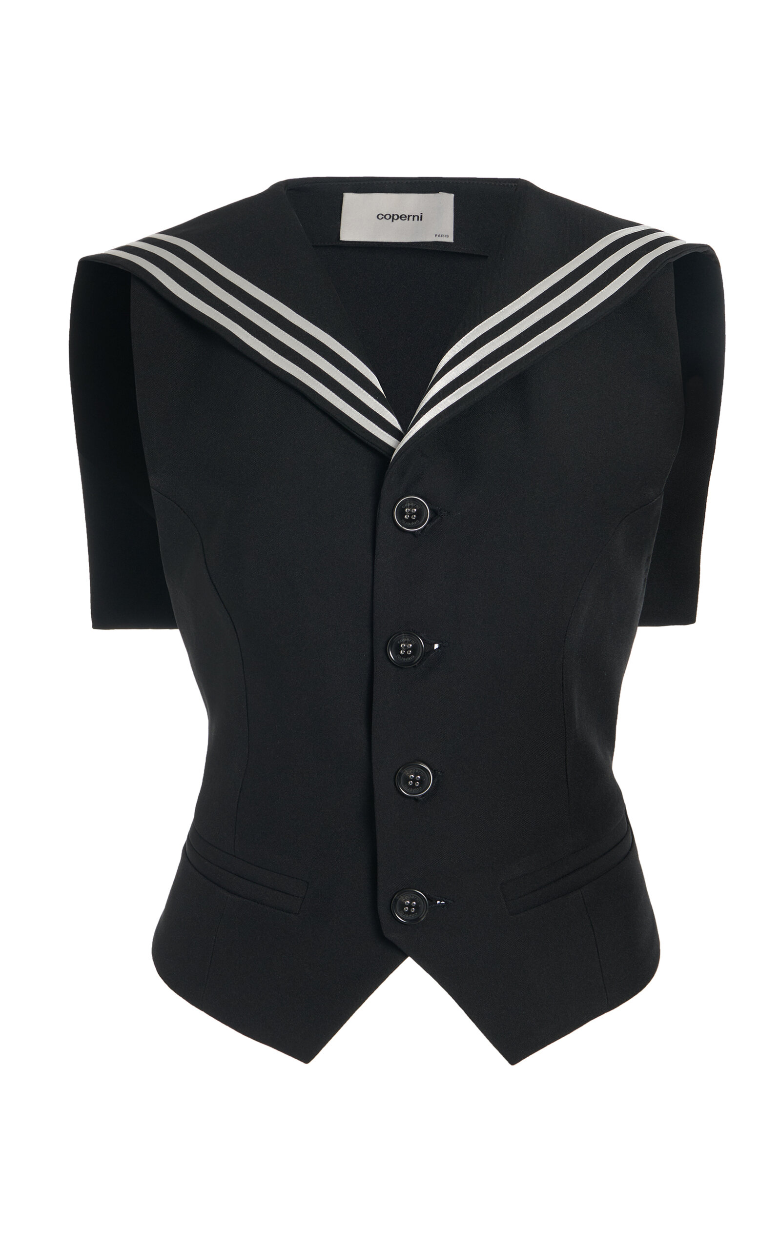 Coperni Uniform Vest In Black
