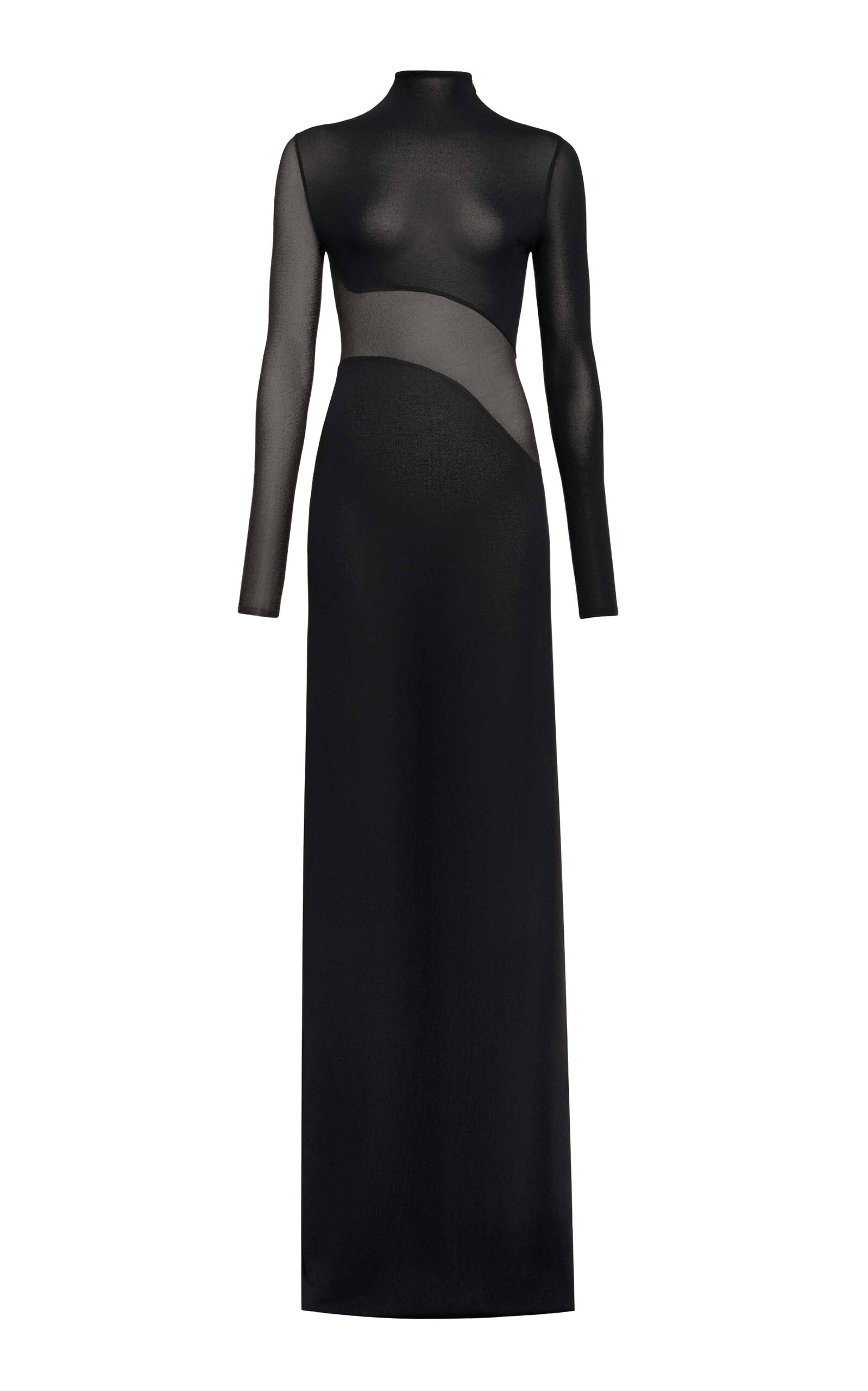 Alaïa Cutout Bodycon Maxi Dress In Black