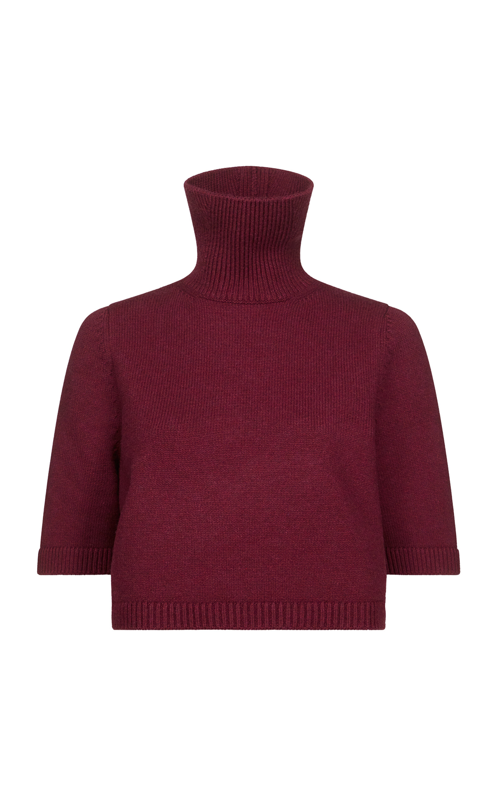 ALAÏA Cropped Cashmere-Blend Sweater