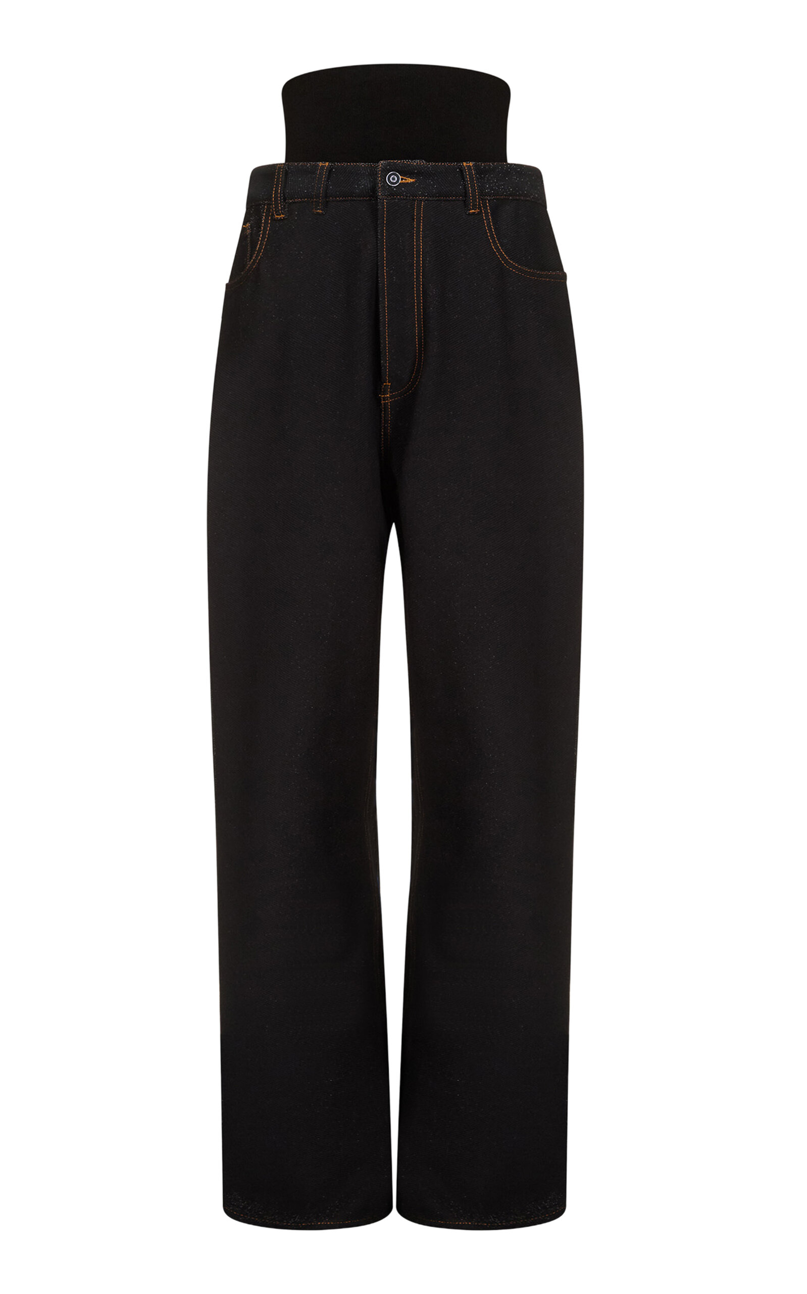 ALAÏA Low-Rise Straight-Leg Jeans