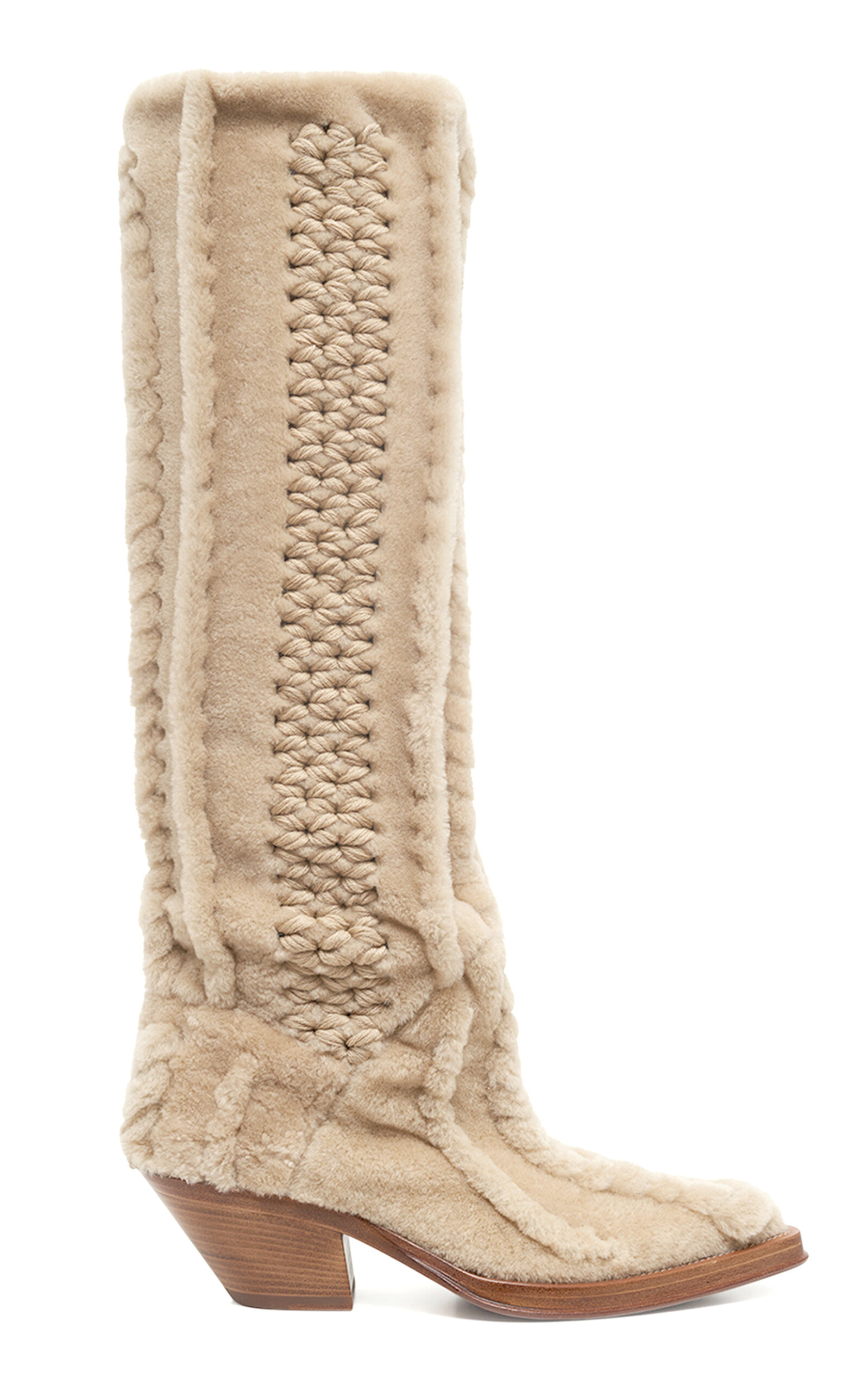 Gabriela Hearst Joseph Braided Shearling Boots