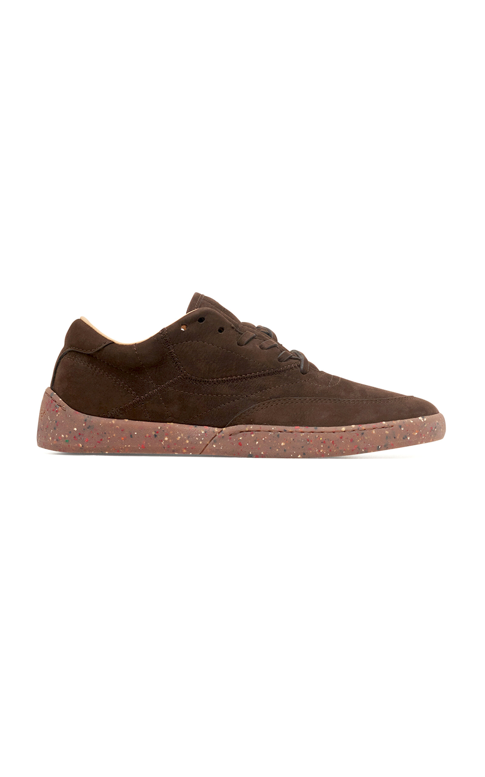 Gabriela Hearst Ohio Slip-on Sneaker In Dark Chocolate Nubuck In Brown