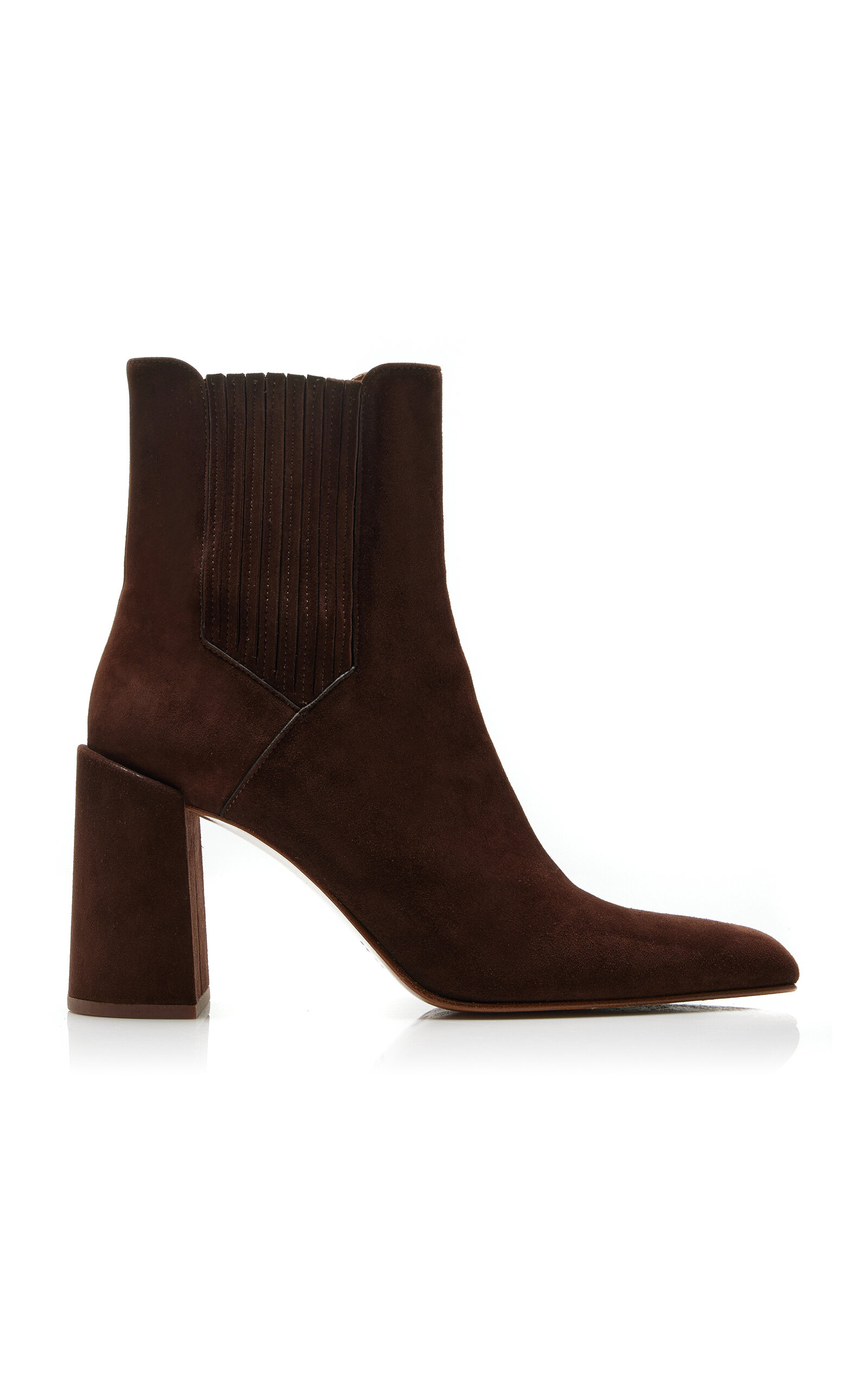 Gabriela Hearst Luke Suede Ankle Boots In Brown