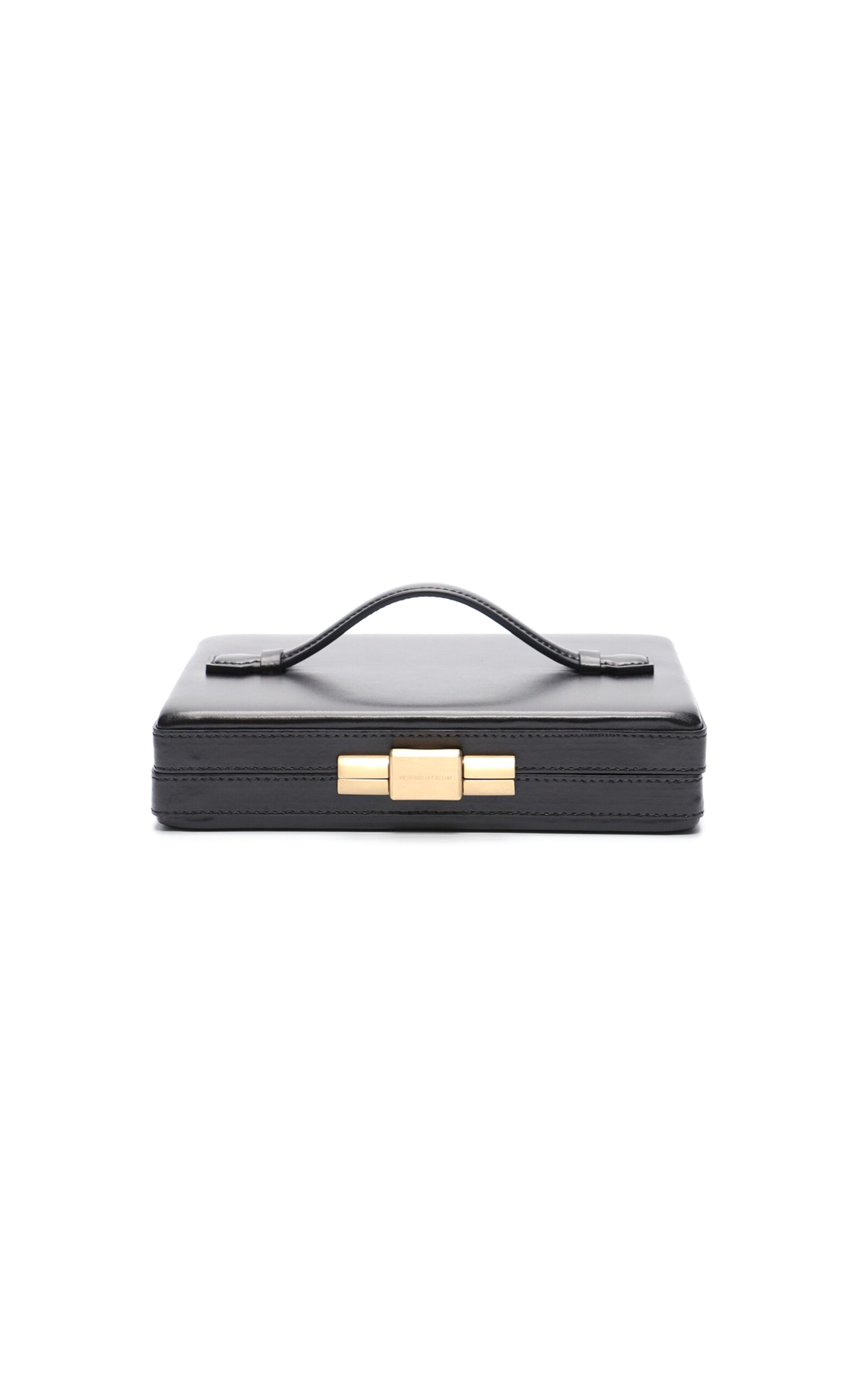 Victoria Beckham Leather Box Clutch