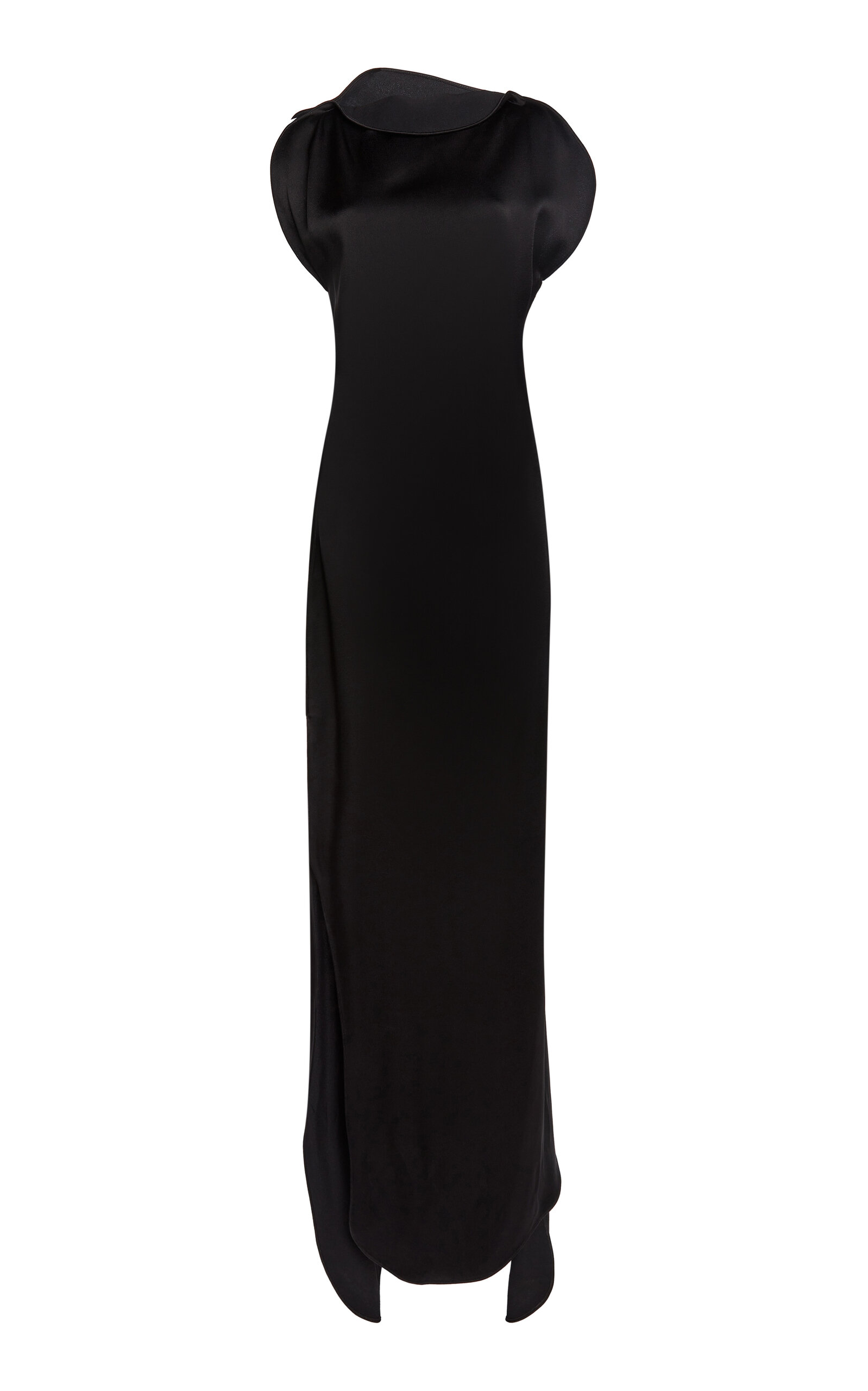 Victoria Beckham Draped Satin Gown