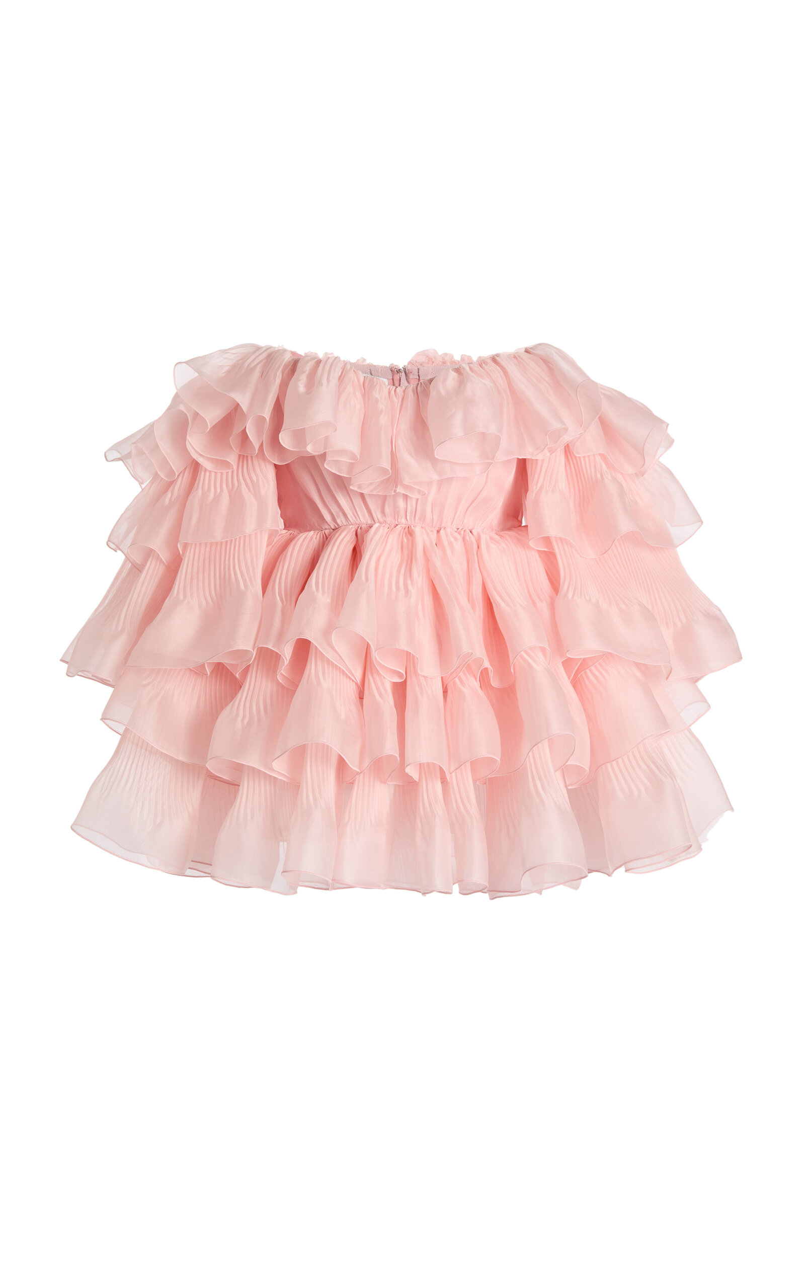 Giambattista Valli Ruffled Organza Mini Dress