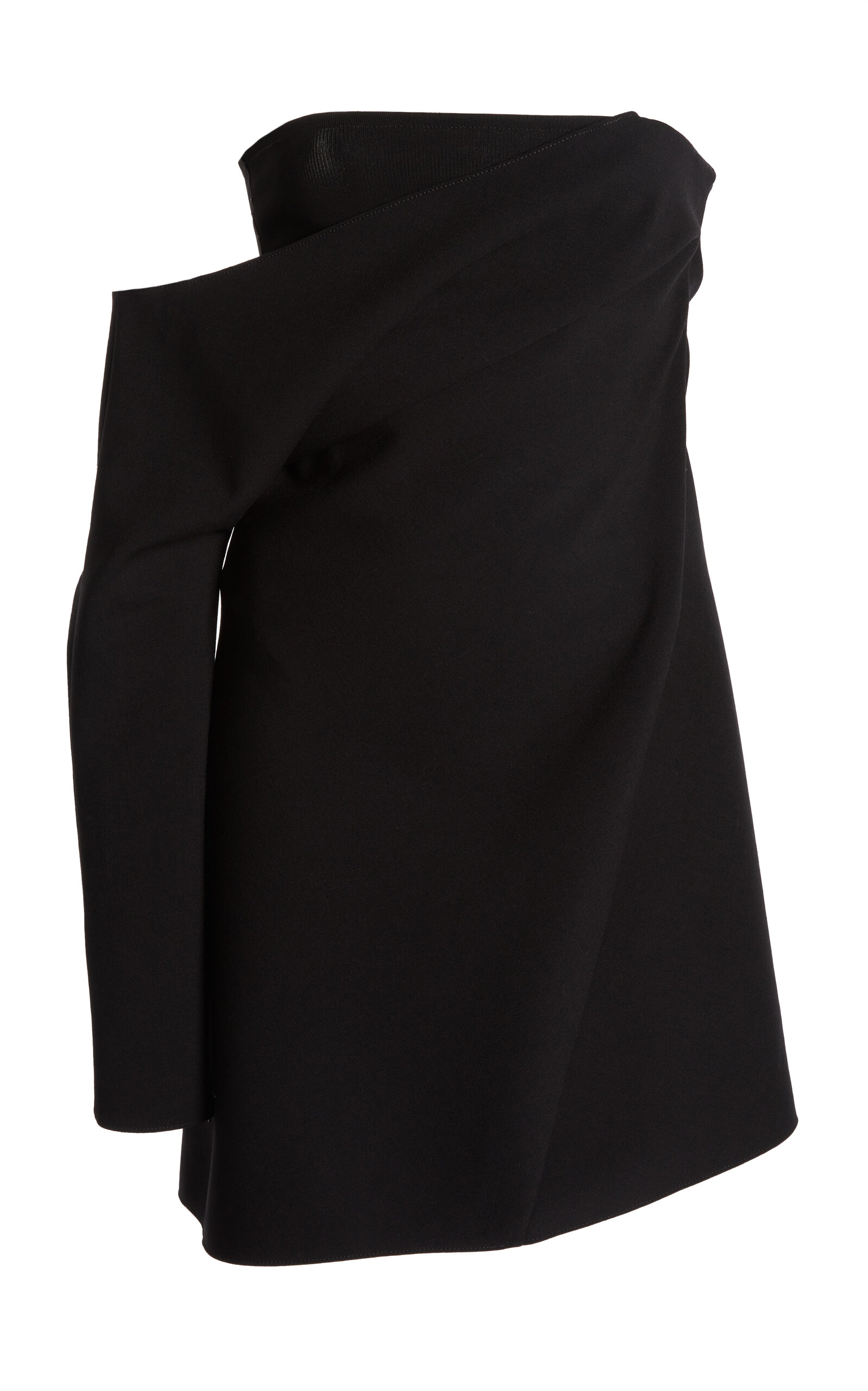 Courrèges Single-Sleeve Strapless Dress