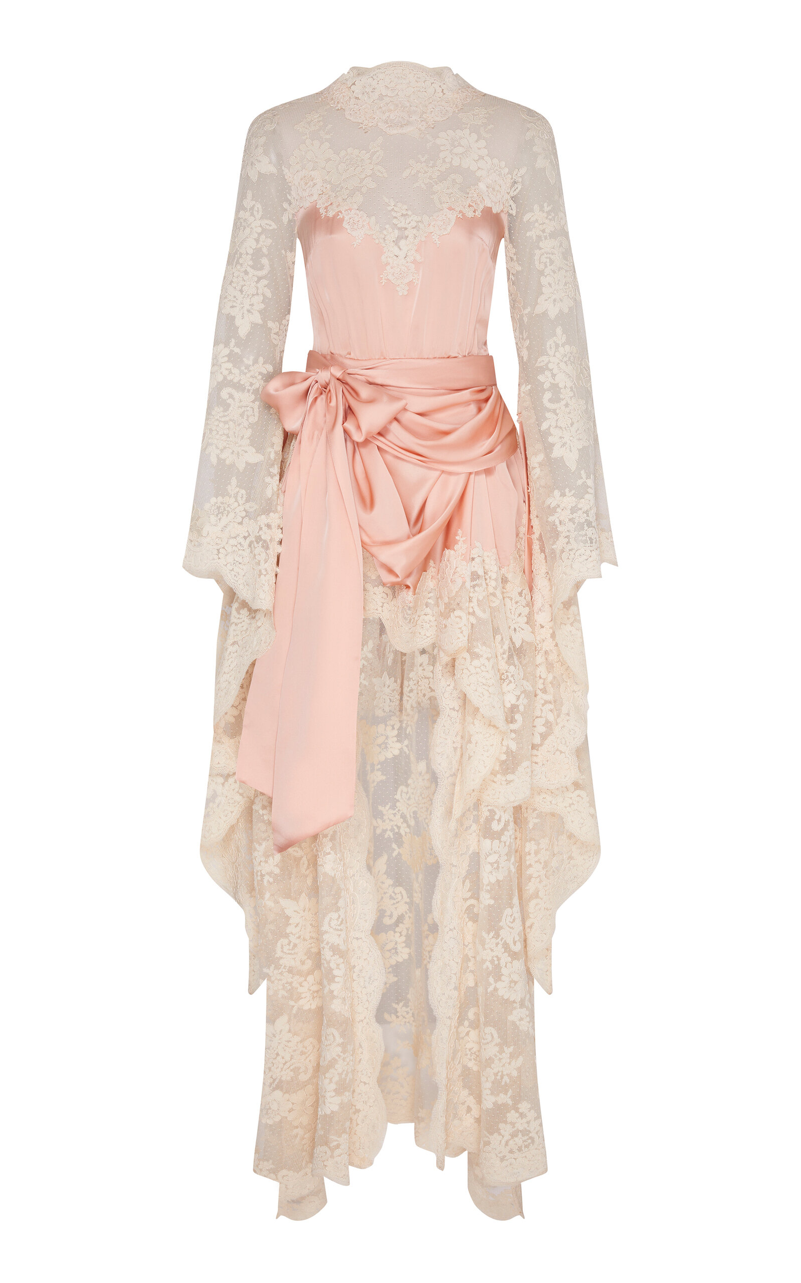 Zimmermann Hypnotic Draped Silk-Satin Dress