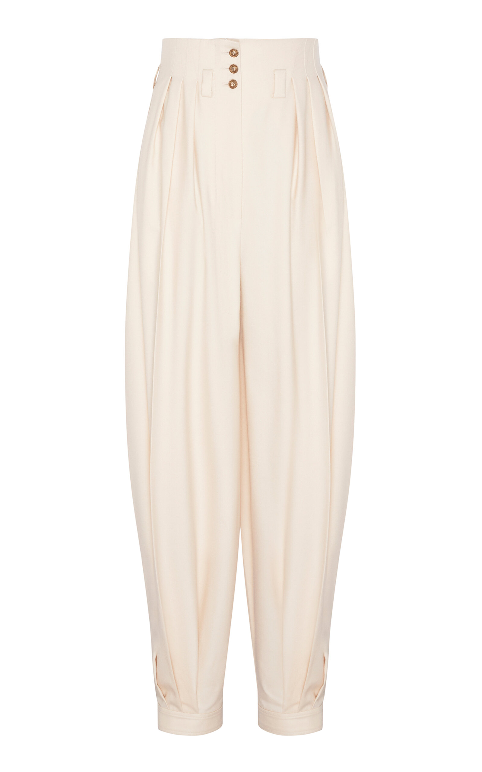 Zimmermann Hypnotic Wool Harem Pant In Ivory