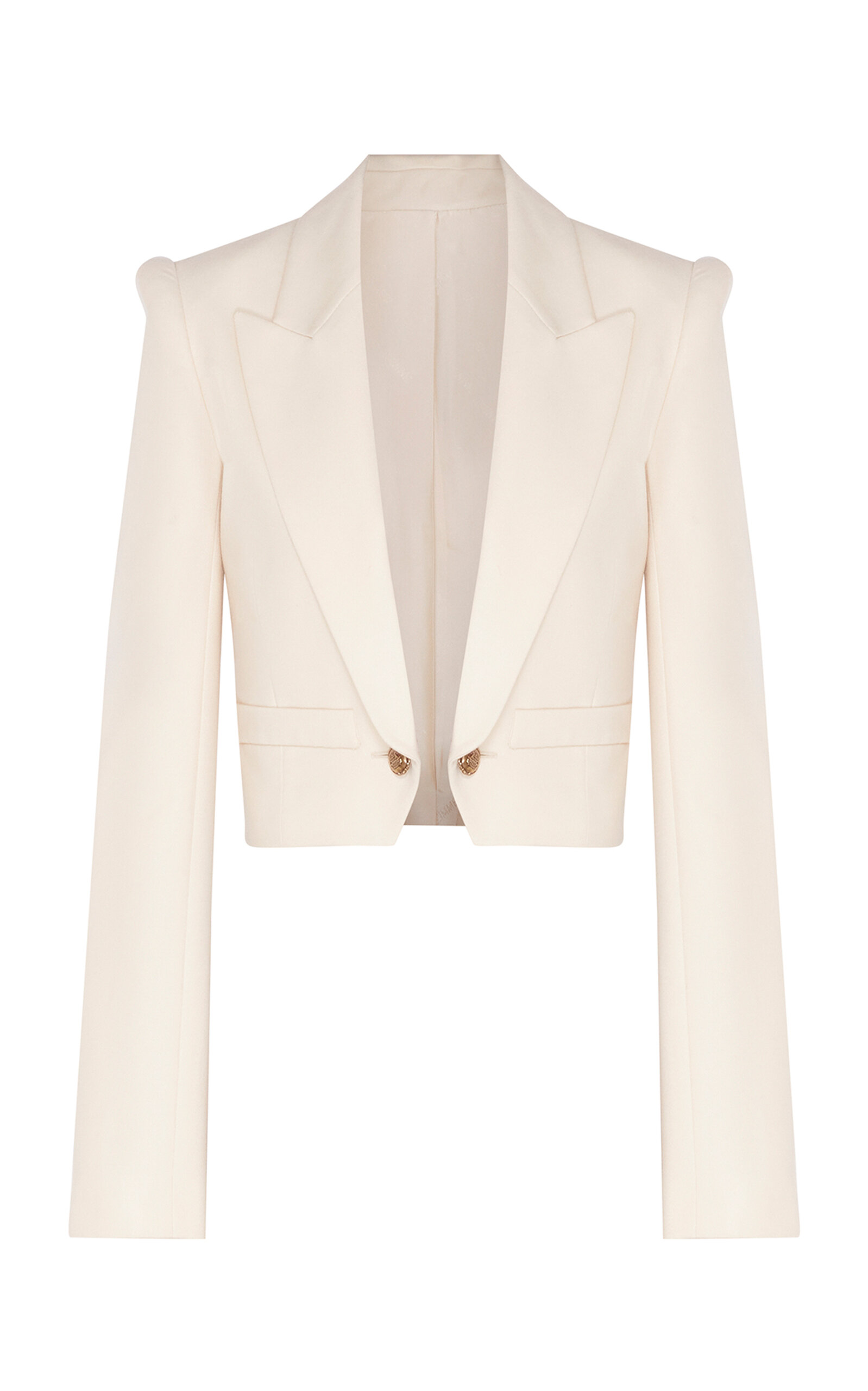 Zimmermann Hypnotic Wool Cropped Blazer