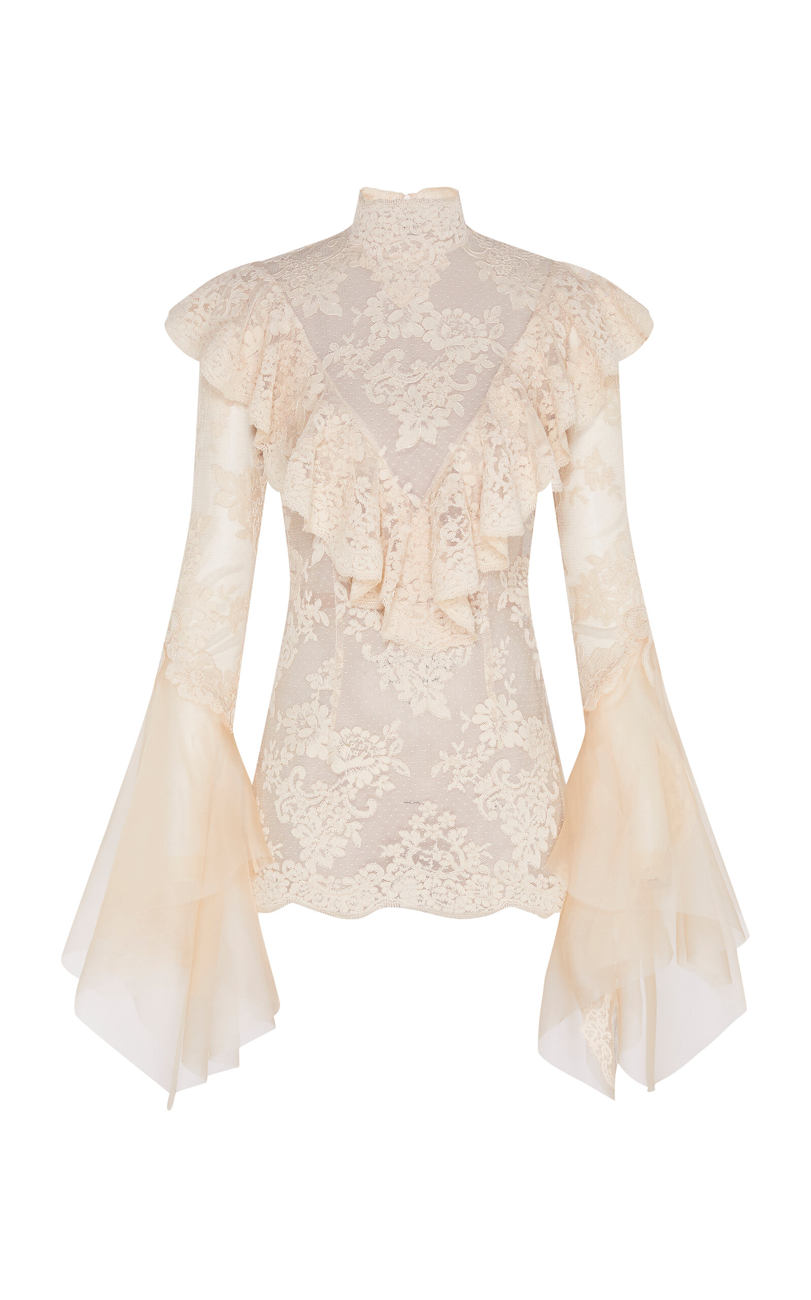 Zimmermann Hypnotic Patched Lace Top