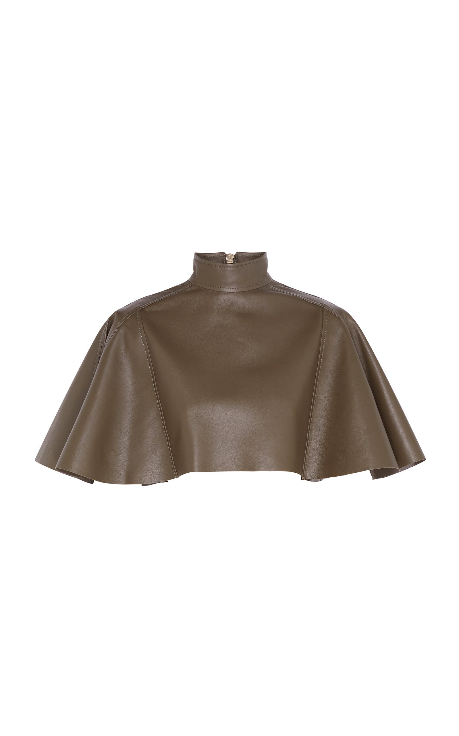Zimmermann Hypnotic Leather Capelet