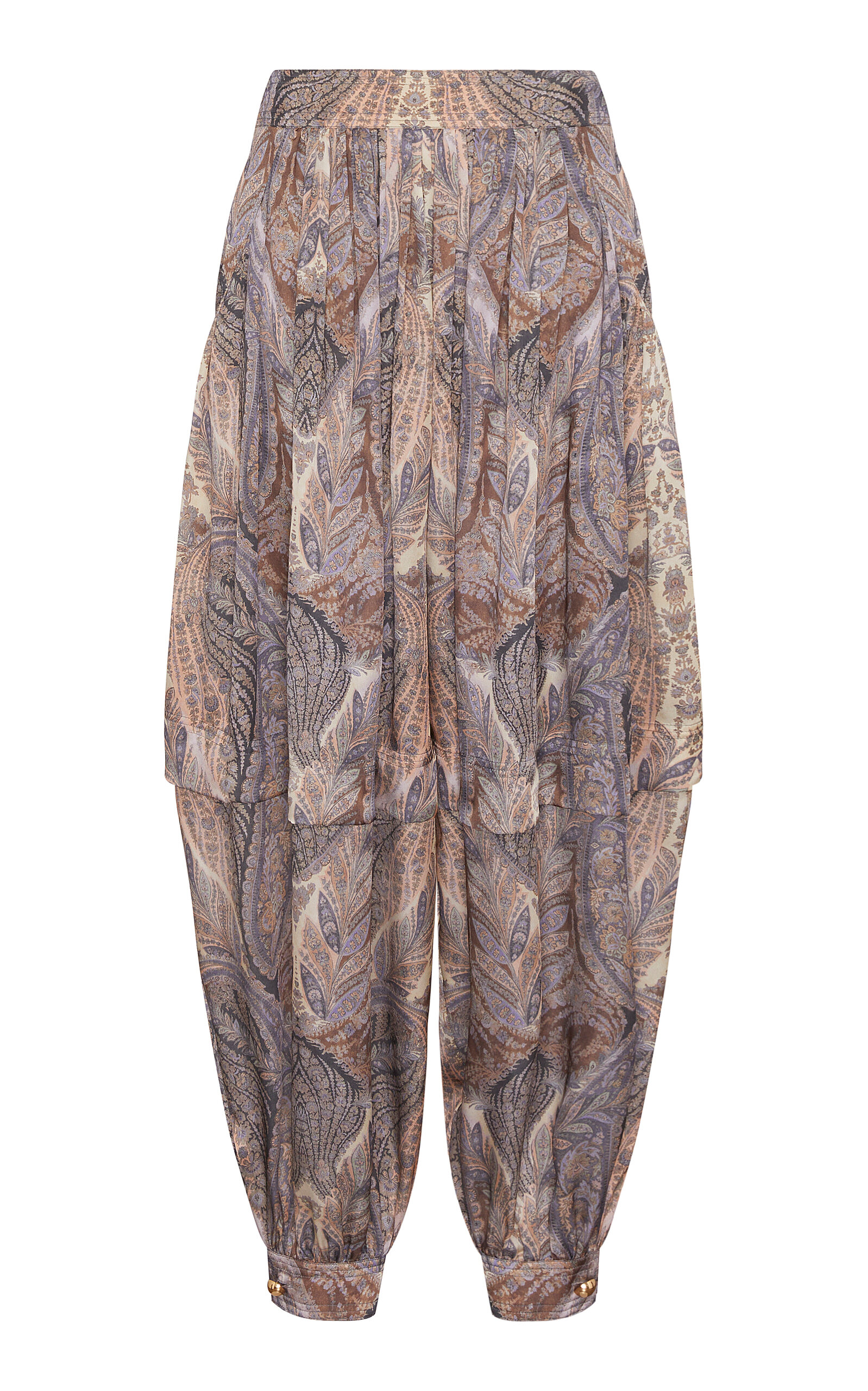 Zimmermann Hypnotic Silk Harem Silk Pant