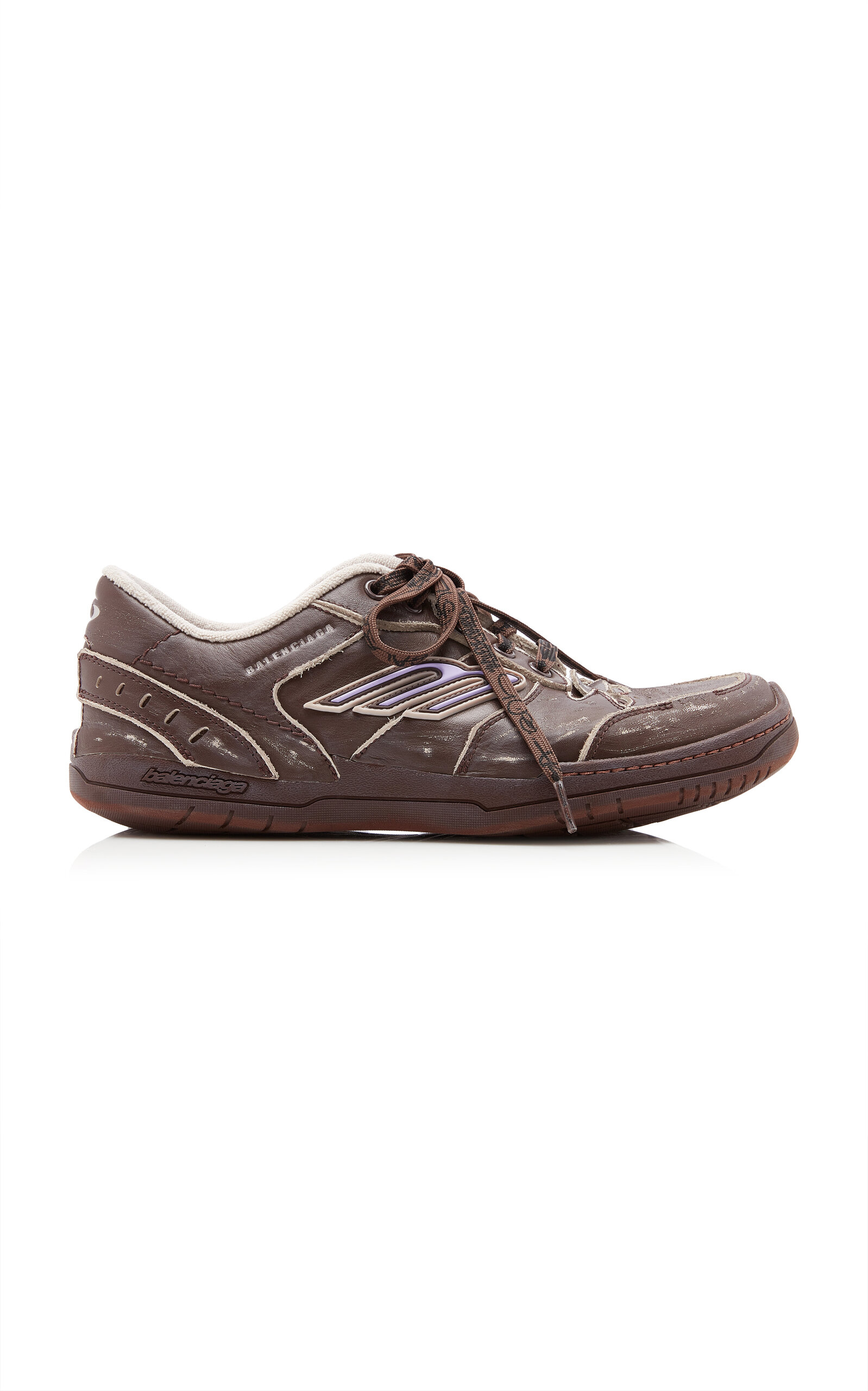 Balenciaga Hamptons Leather Sneakers