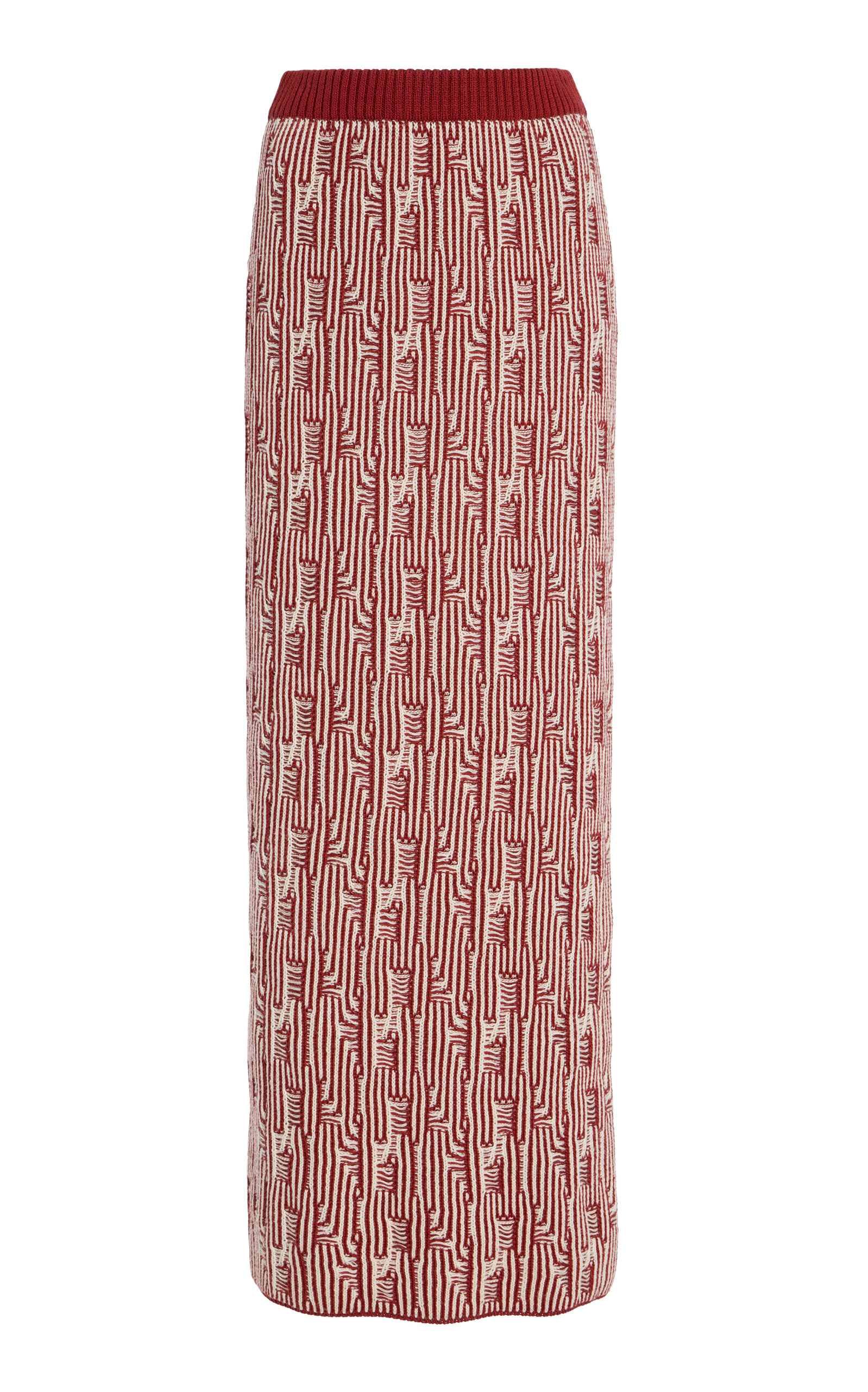 ESCVDO Tayta Knit Cotton Maxi Skirt