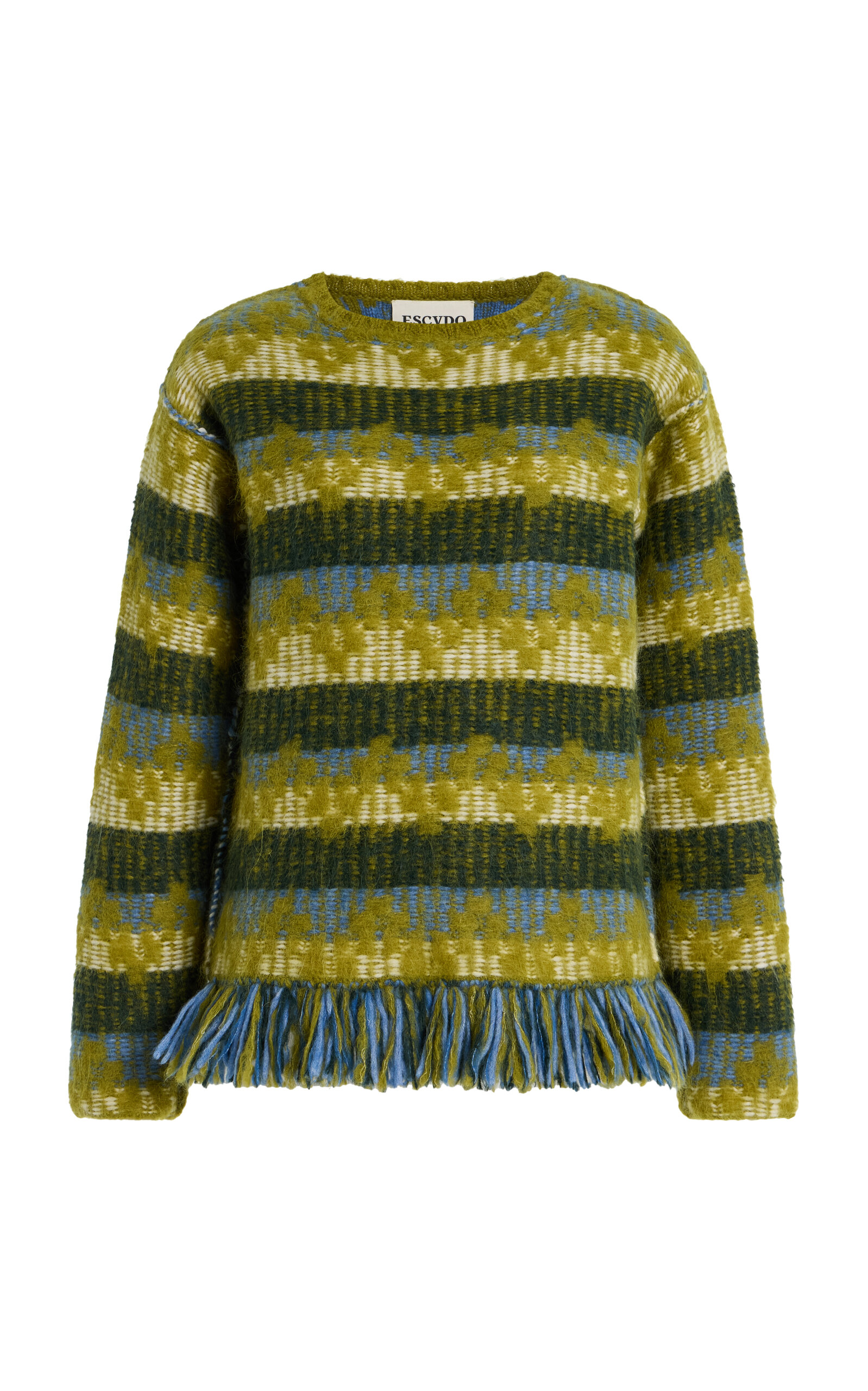 Escvdo Salkantay Alpaca-wool Sweater In Green