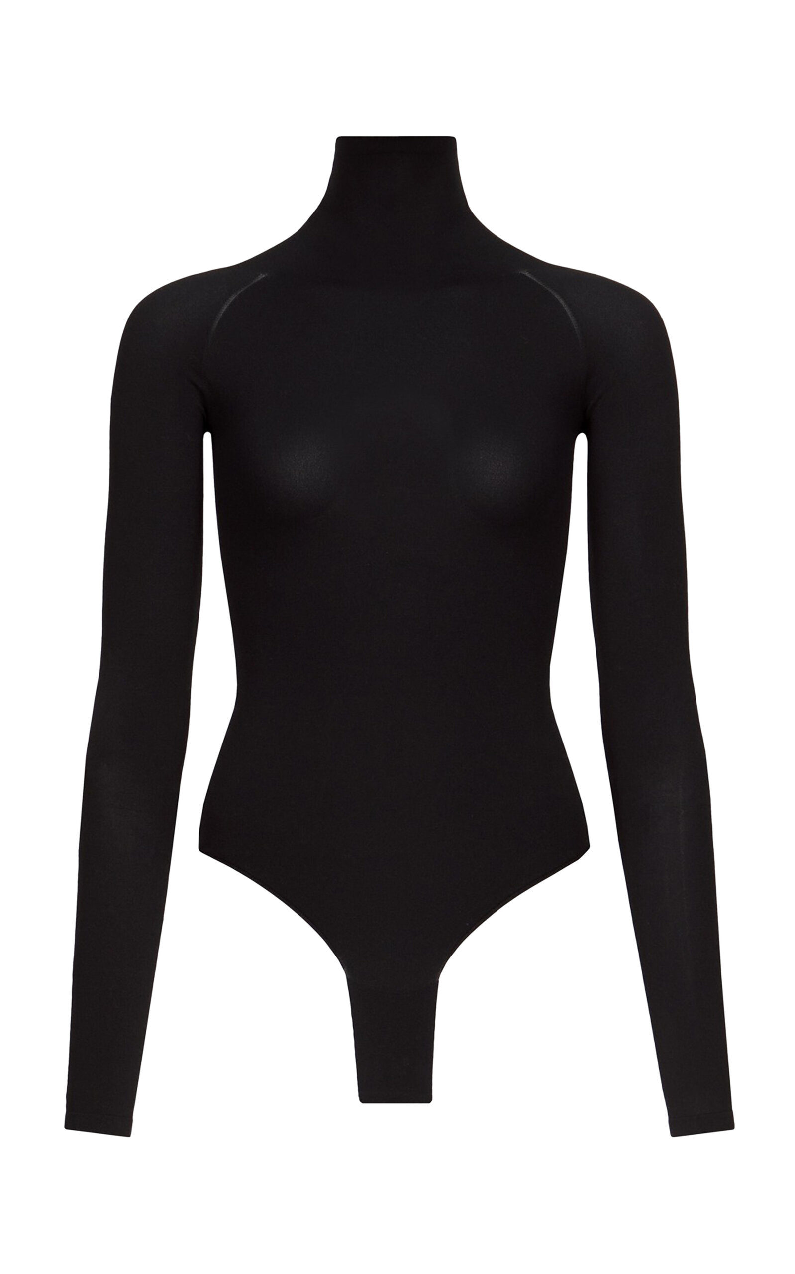 Alaïa Second-skin Jersey Bodysuit In Black