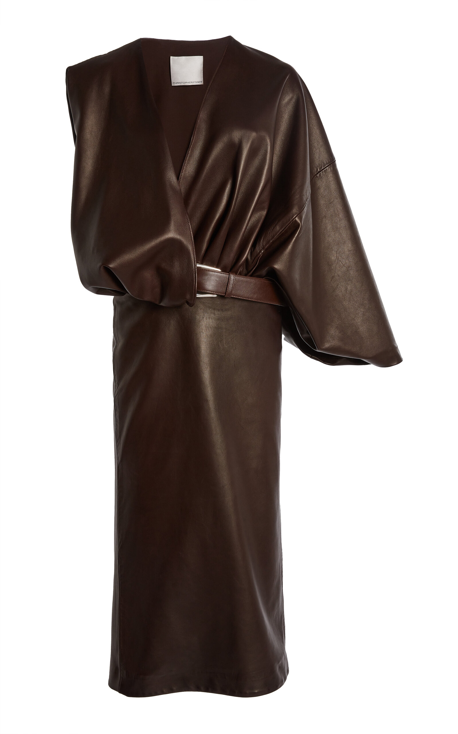 Christopher Esber Swaddled Leather Dress